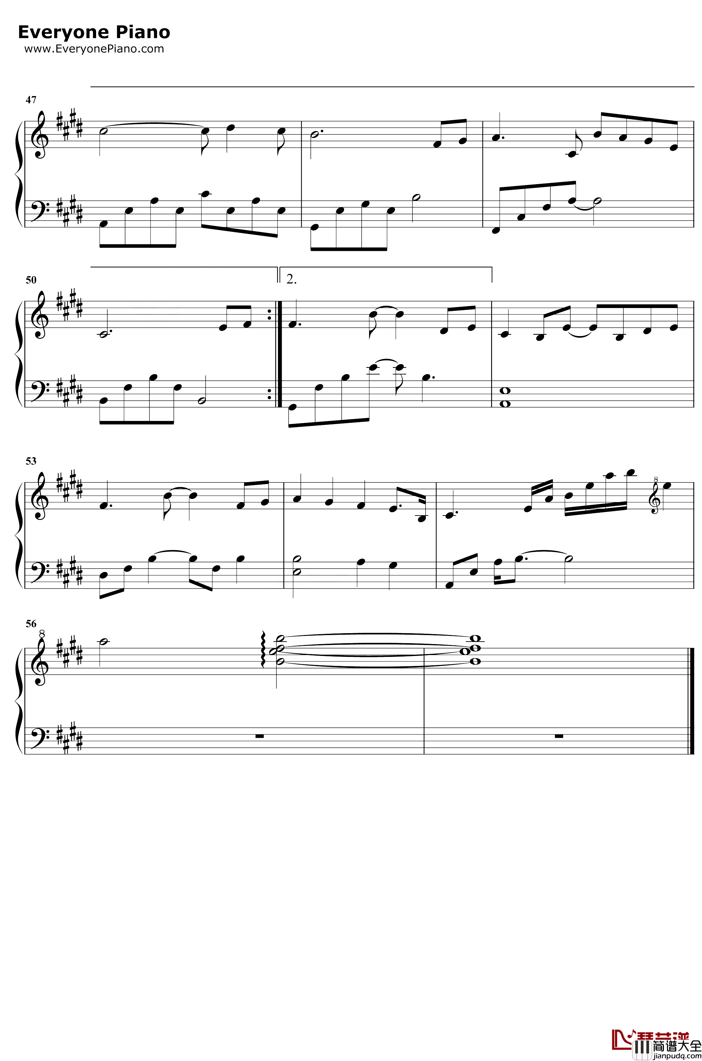 不安钢琴谱_庄心妍_是我太过爱你才有不安的情绪