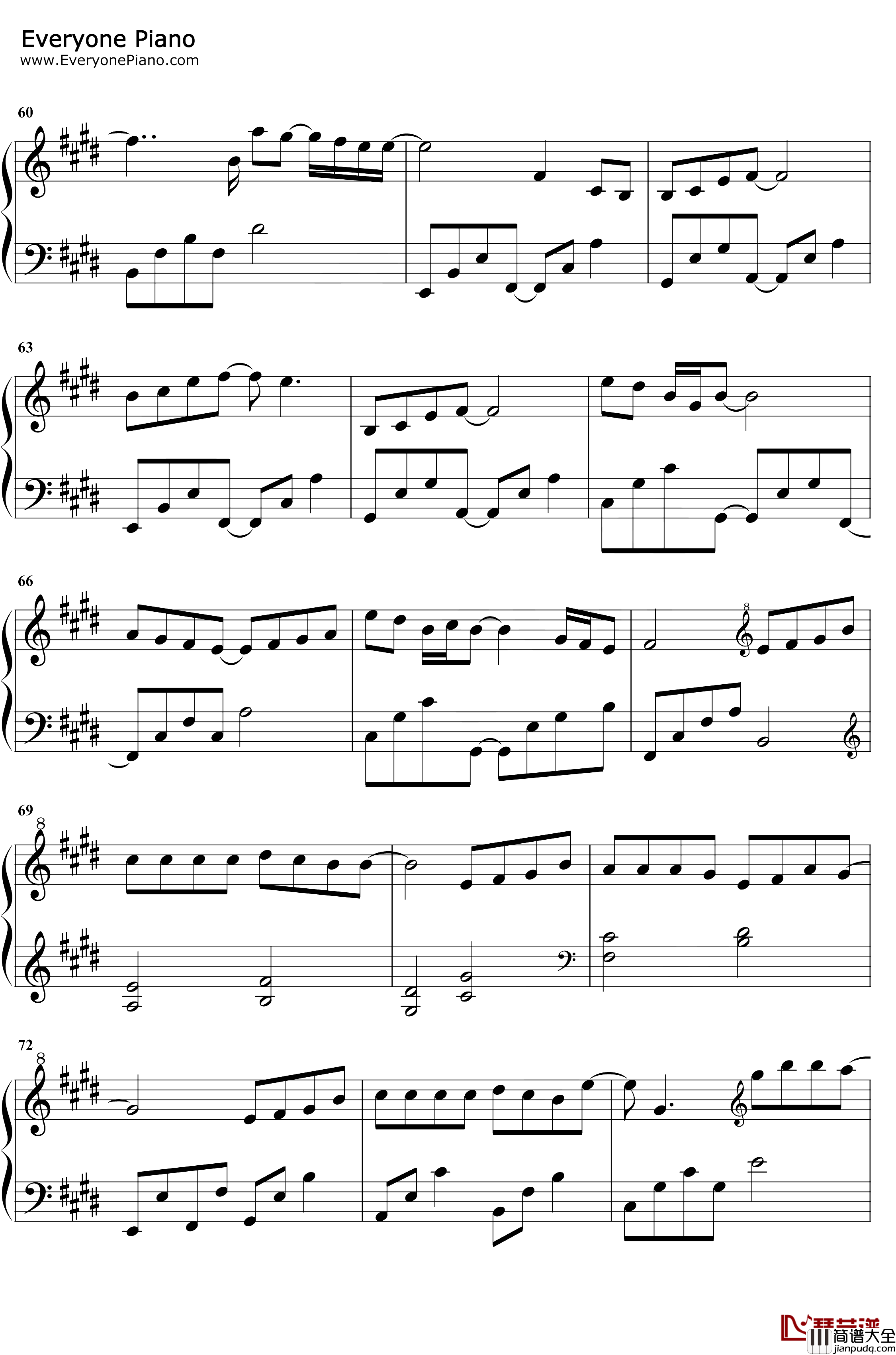 相信爱钢琴谱_周兴哲