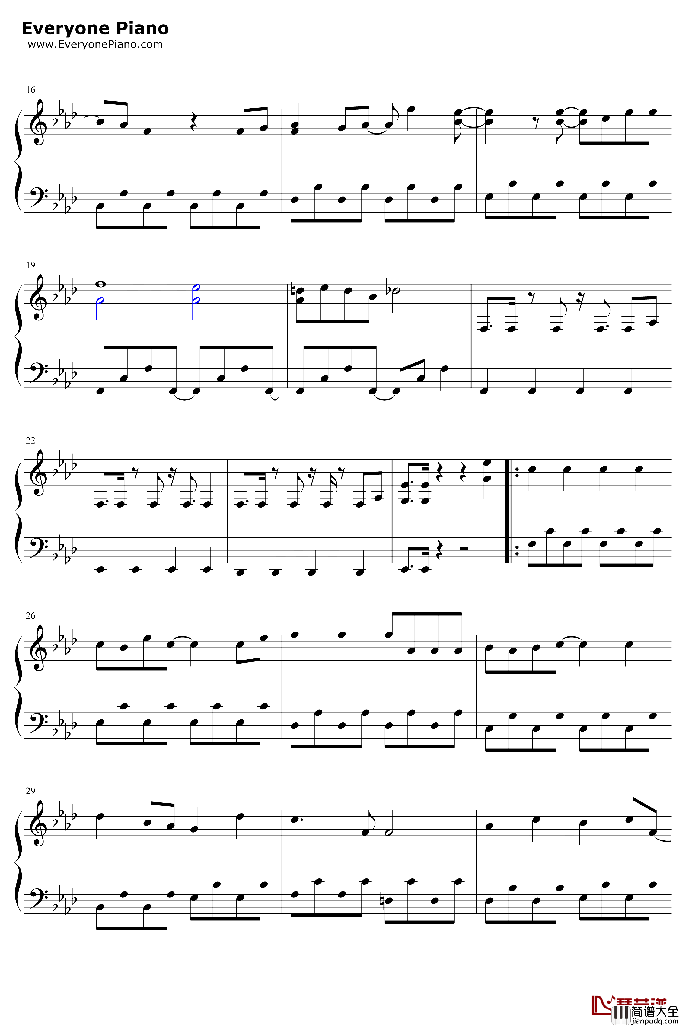 瞳のスクリーン钢琴谱_Hey!Say!JUMP_HeySayJUMP