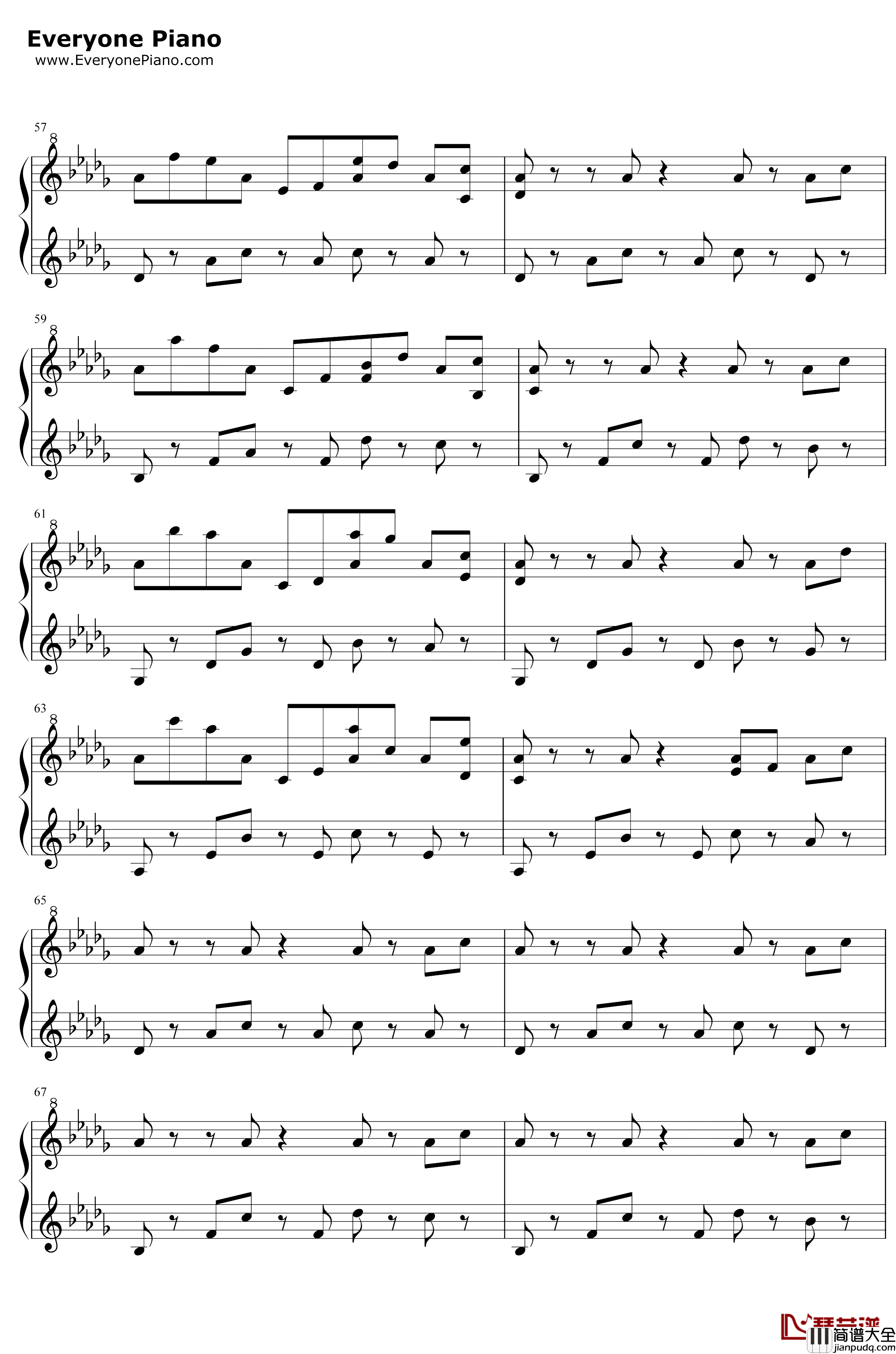 Butterfly钢琴谱_Rayark_Deemo背景音乐