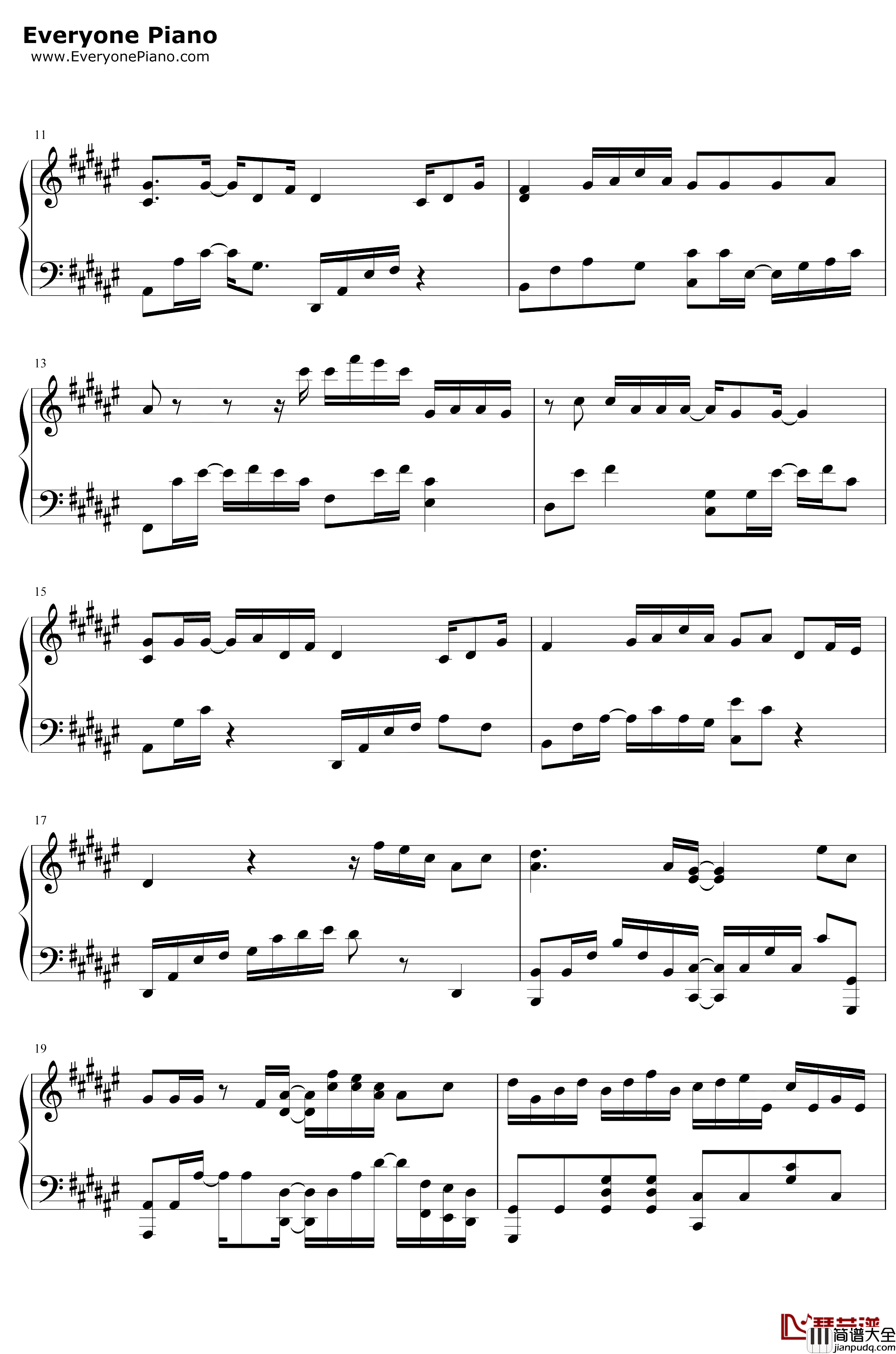 曲尽陈情钢琴谱_肖战_陈情令魏无羡人物曲