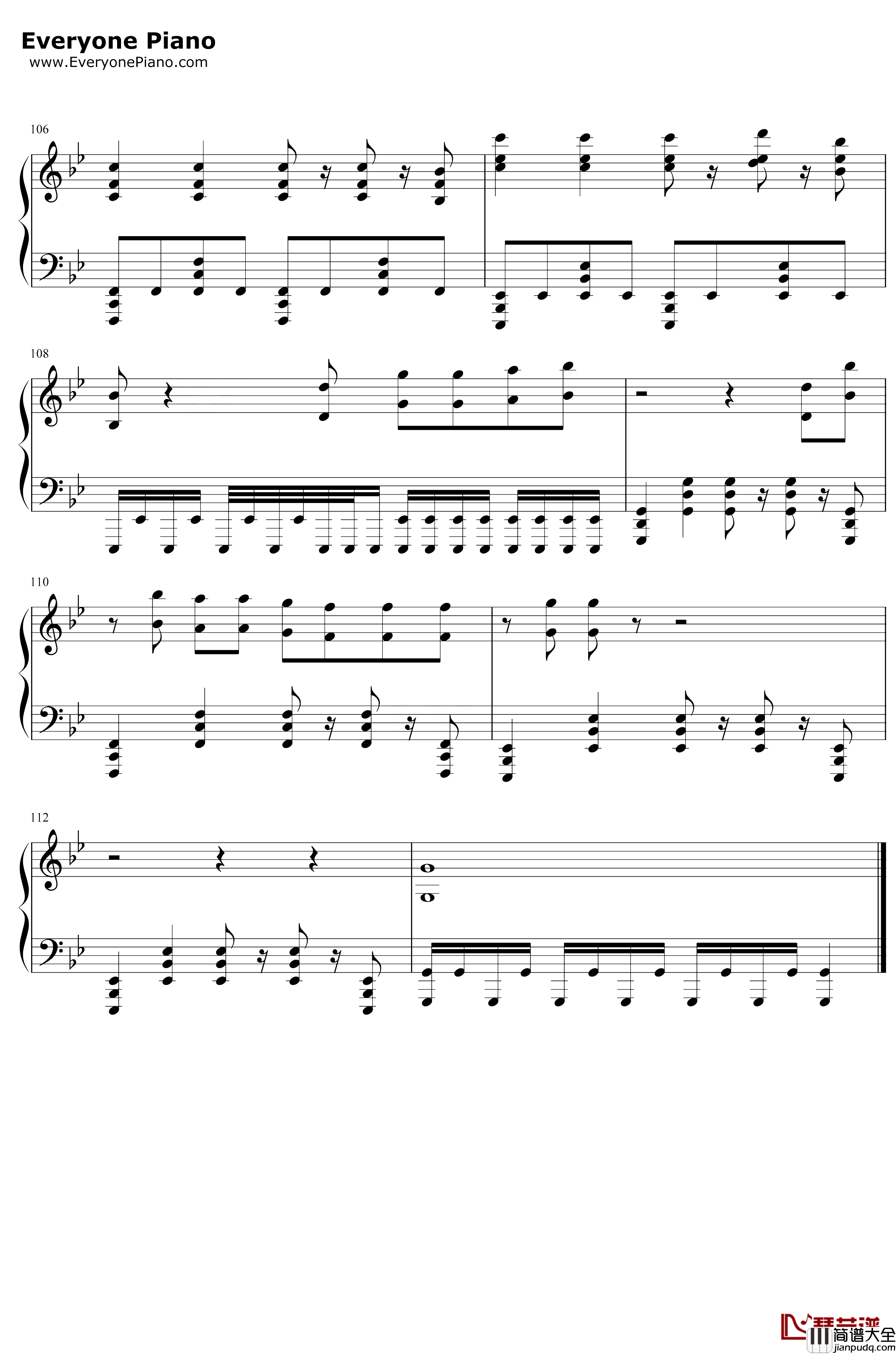 Revenge钢琴谱_Try_hardninja_Captainsparklez_Minecraft背景音乐_我的世界BGM