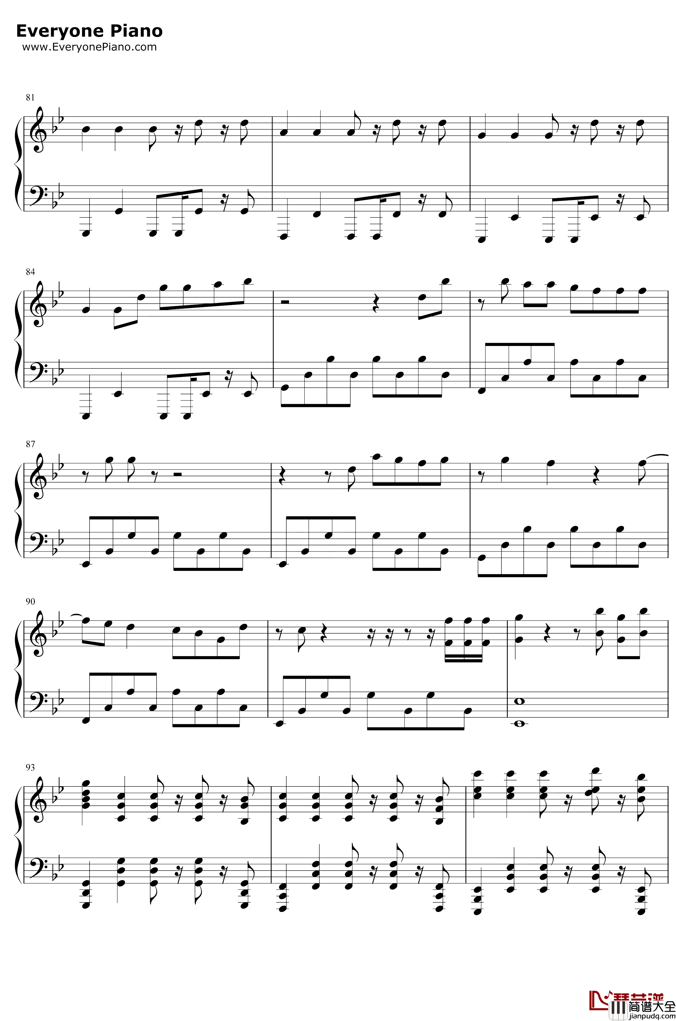 Revenge钢琴谱_Try_hardninja_Captainsparklez_Minecraft背景音乐_我的世界BGM