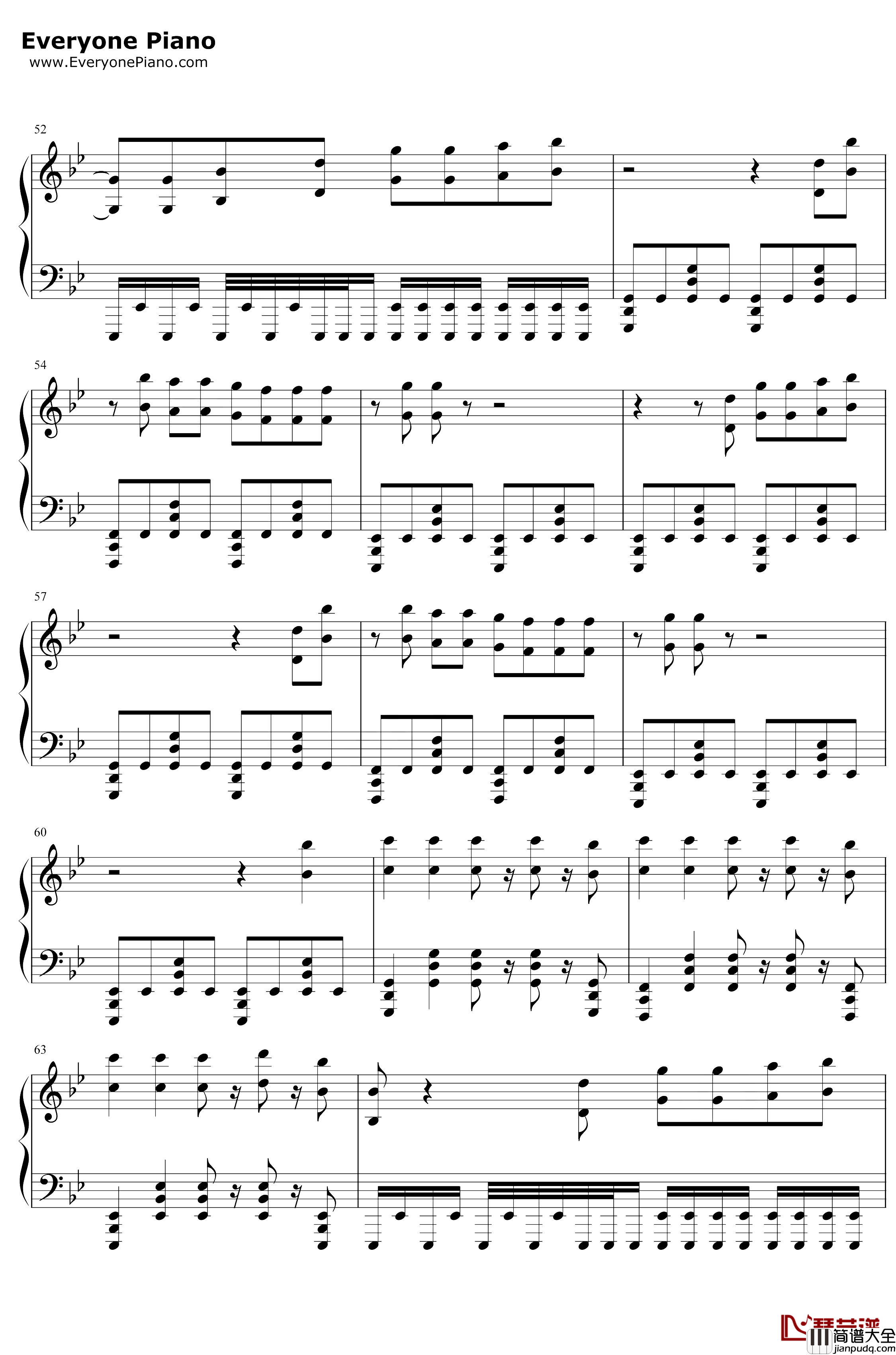 Revenge钢琴谱_Try_hardninja_Captainsparklez_Minecraft背景音乐_我的世界BGM