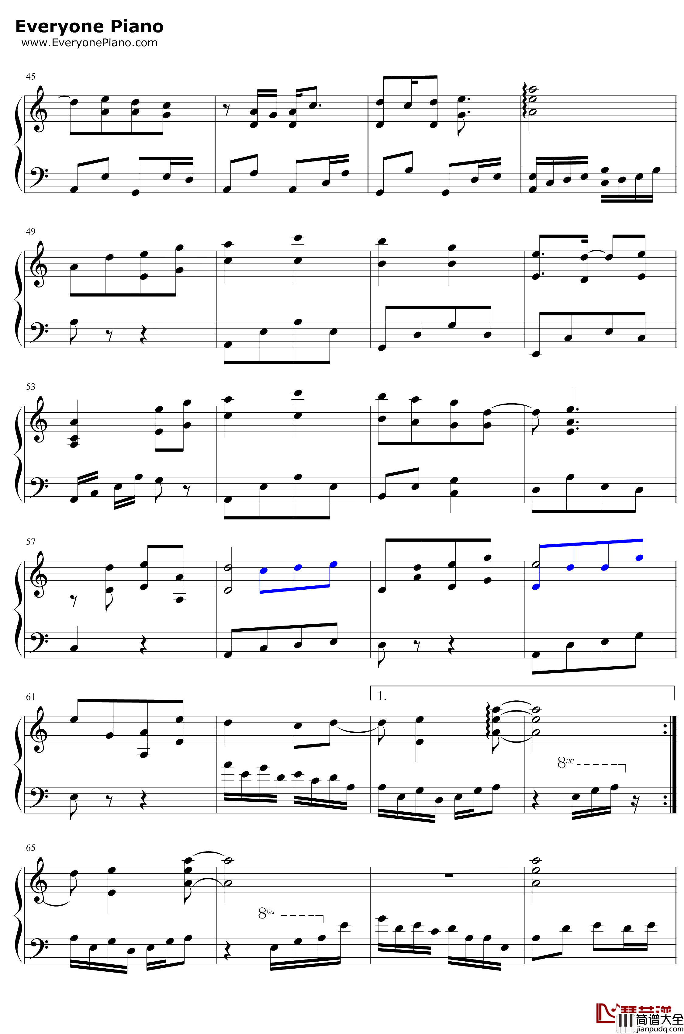 泸沽寻梦钢琴谱_银临_完整版