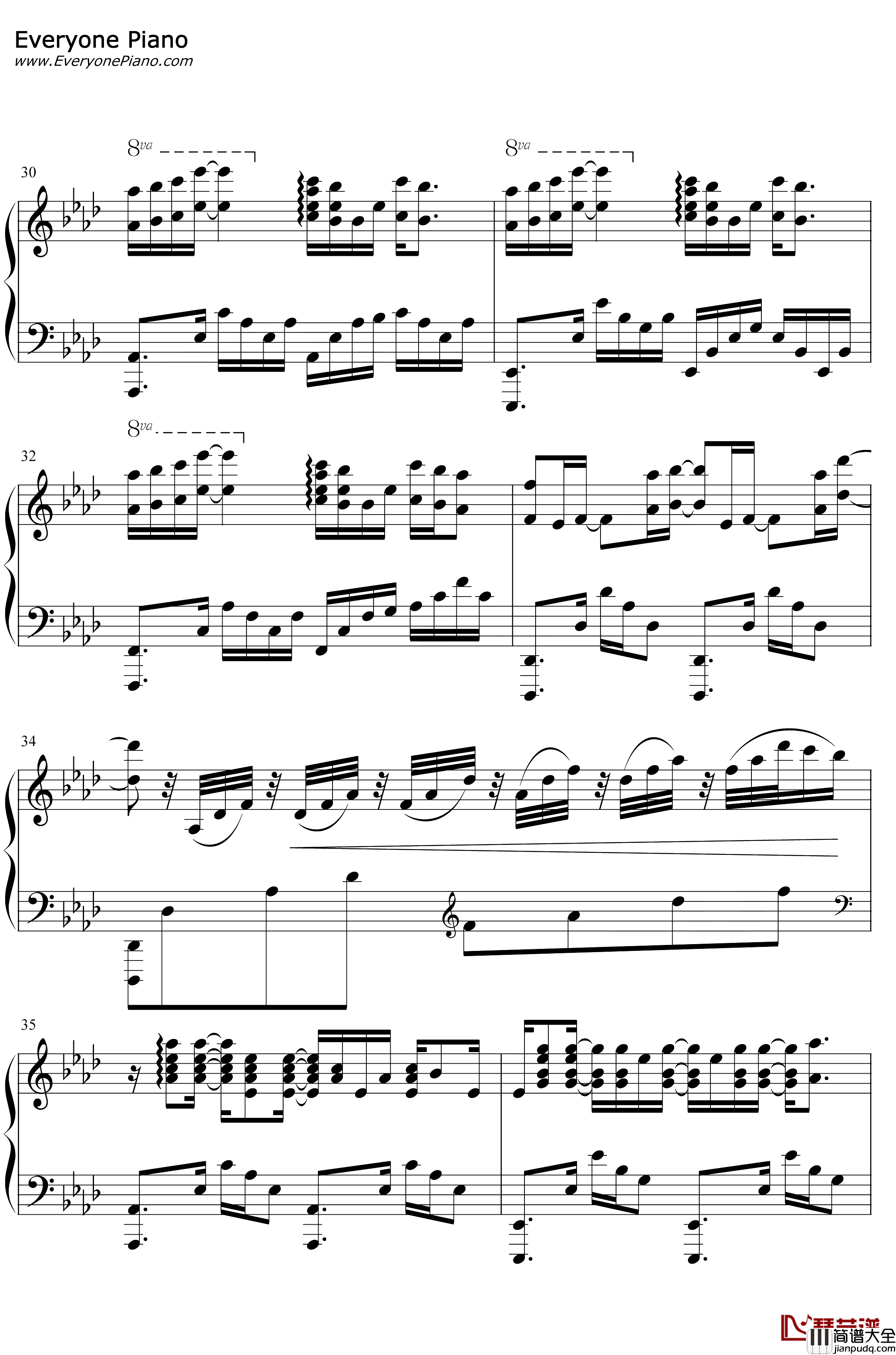 Never_Enough钢琴谱_Loren_Allred_马戏之王OST