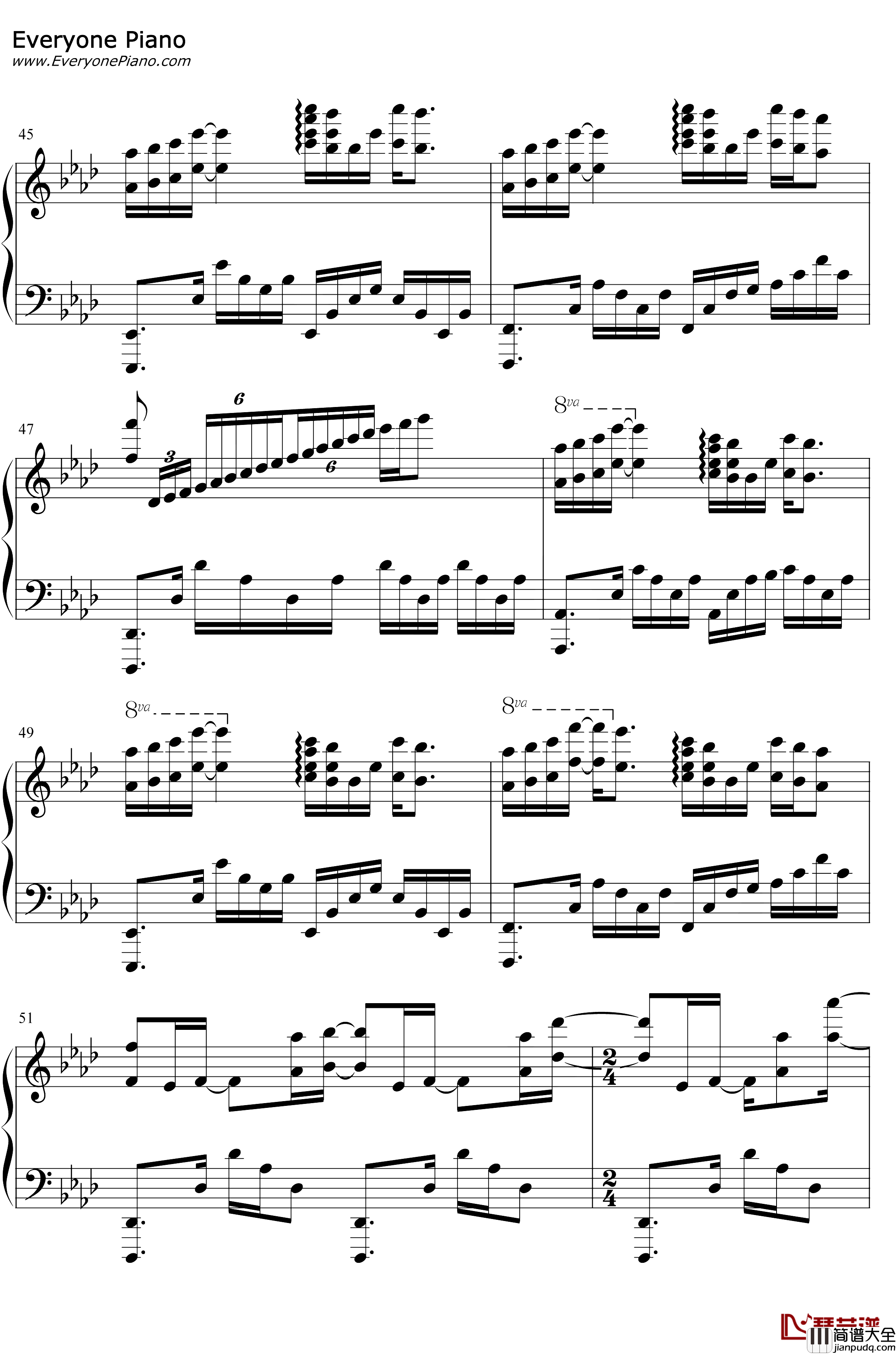 Never_Enough钢琴谱_Loren_Allred_马戏之王OST