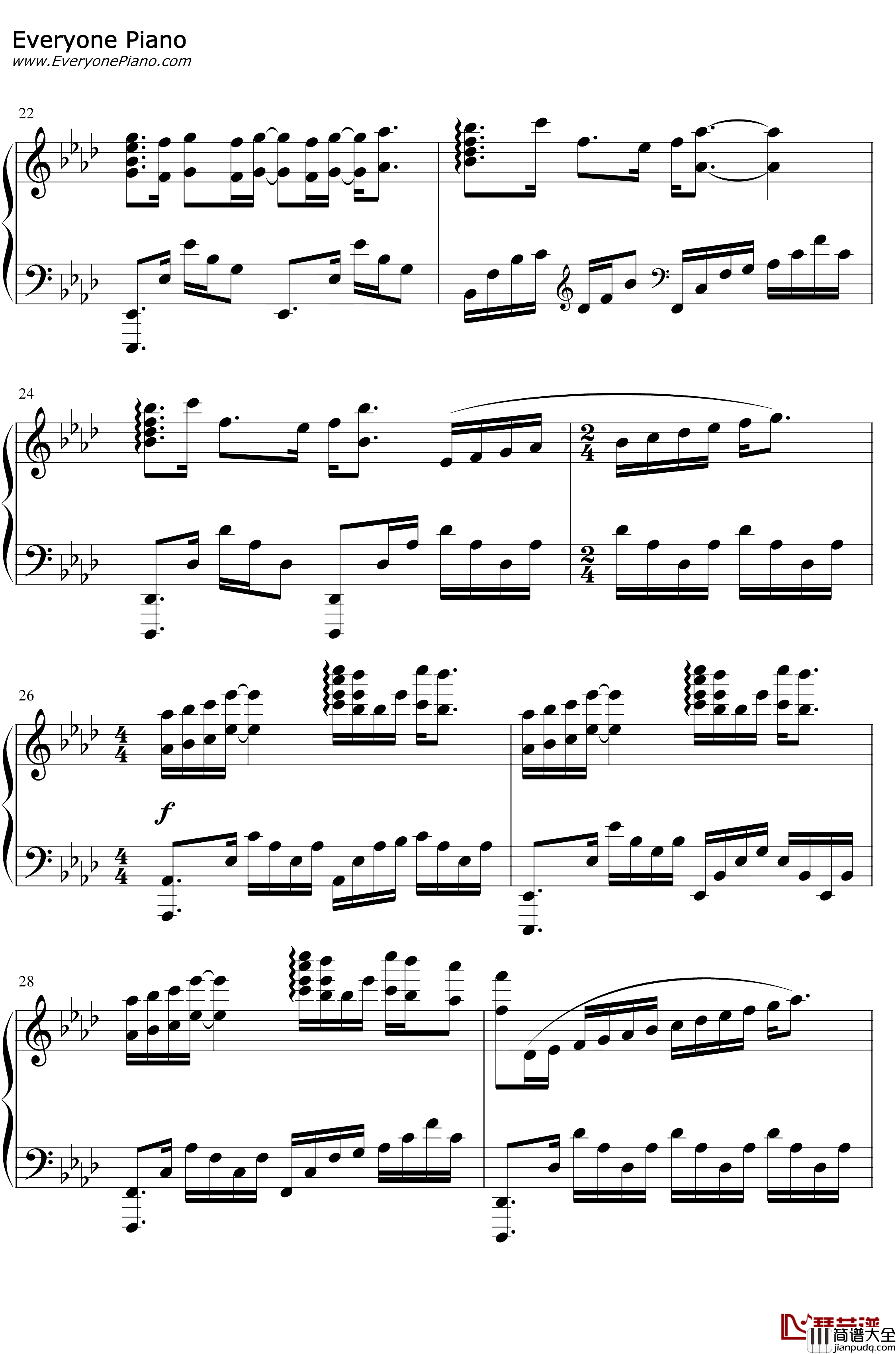 Never_Enough钢琴谱_Loren_Allred_马戏之王OST