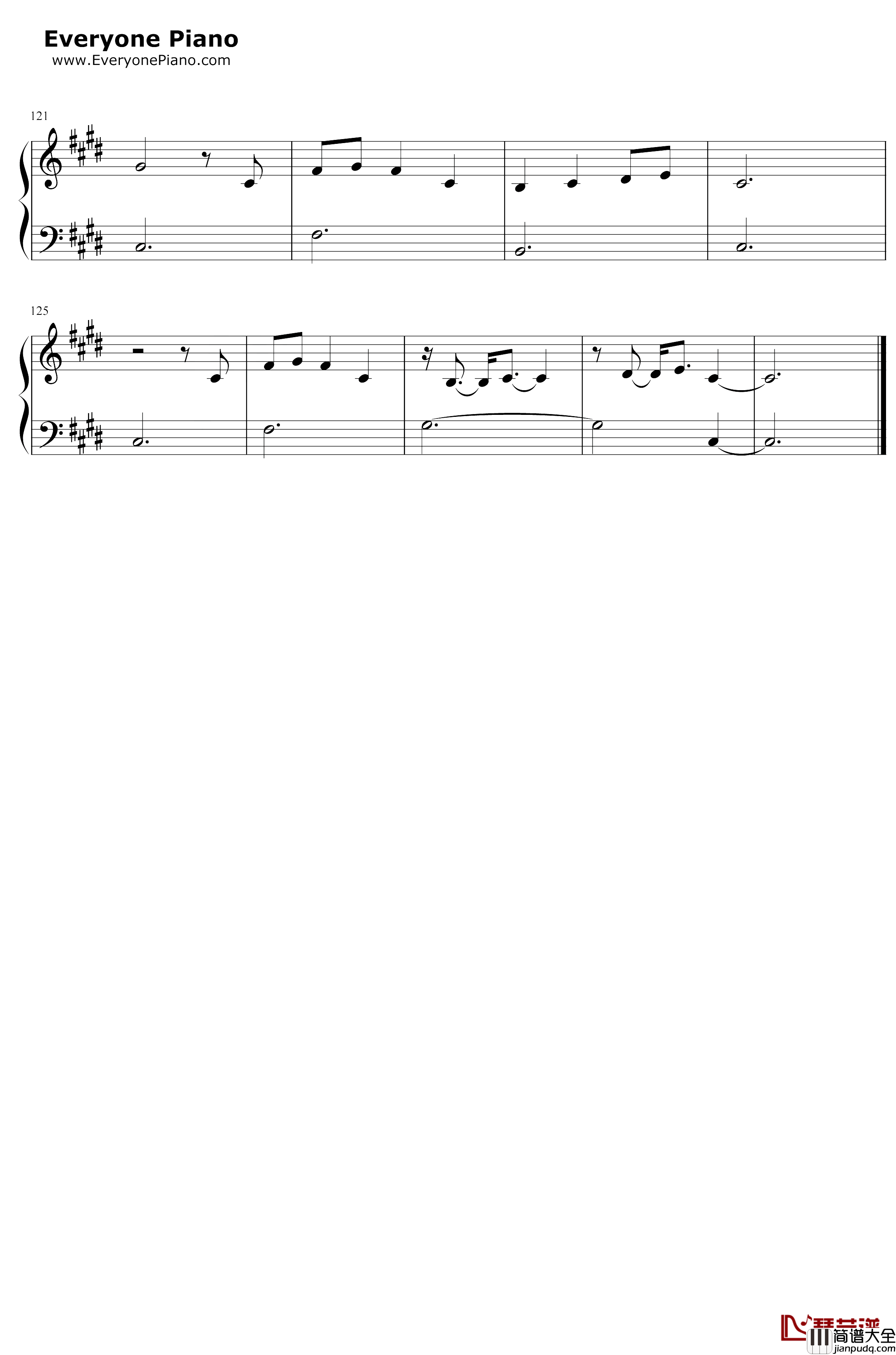 心欲止水钢琴谱_张碧晨_三生三世枕上书插曲