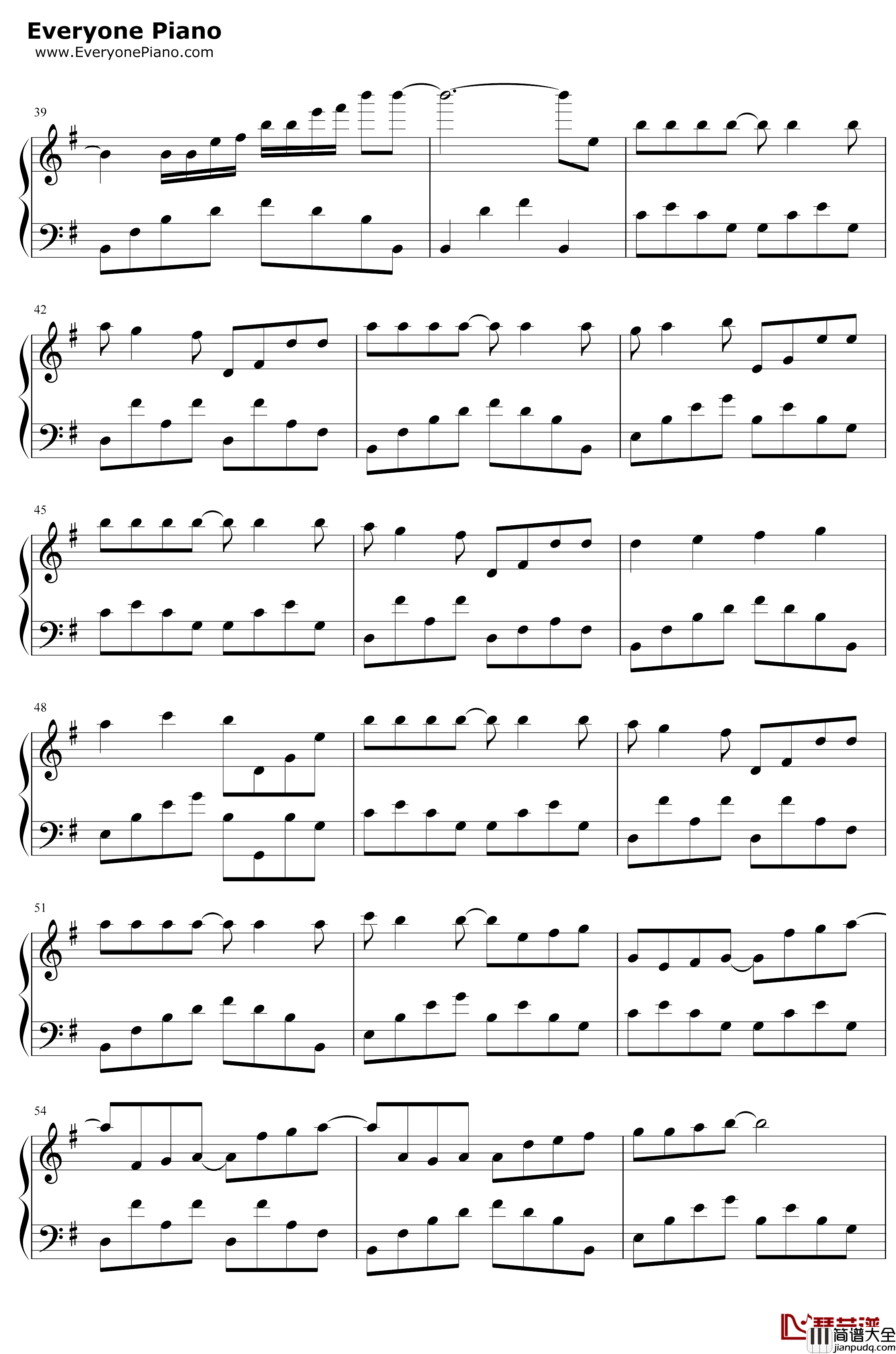 StartDASH简单版钢琴谱_μ's_LoveLive