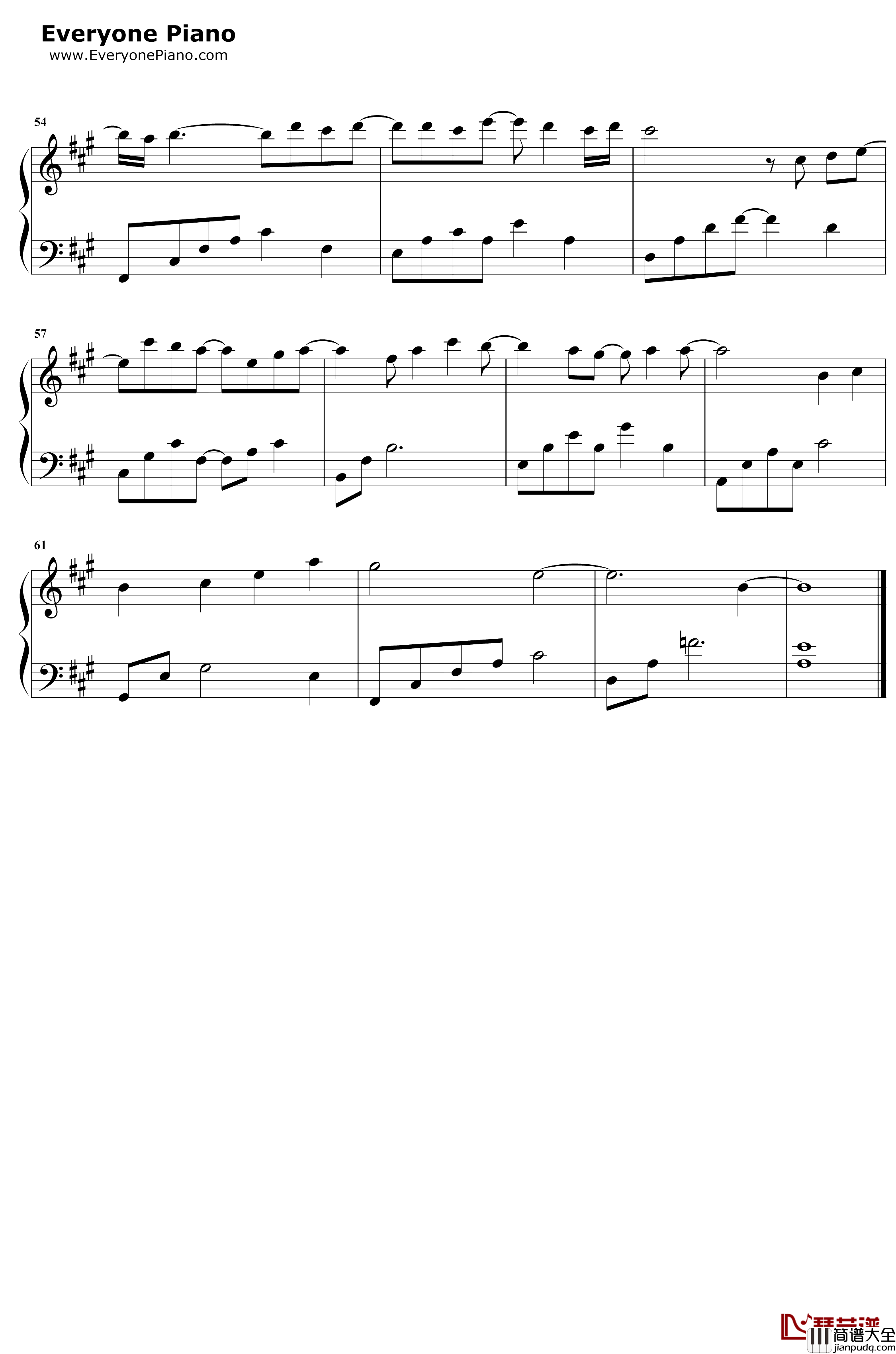 别勉强钢琴谱_邓紫棋/周兴哲_邓紫棋与周兴哲情歌对唱