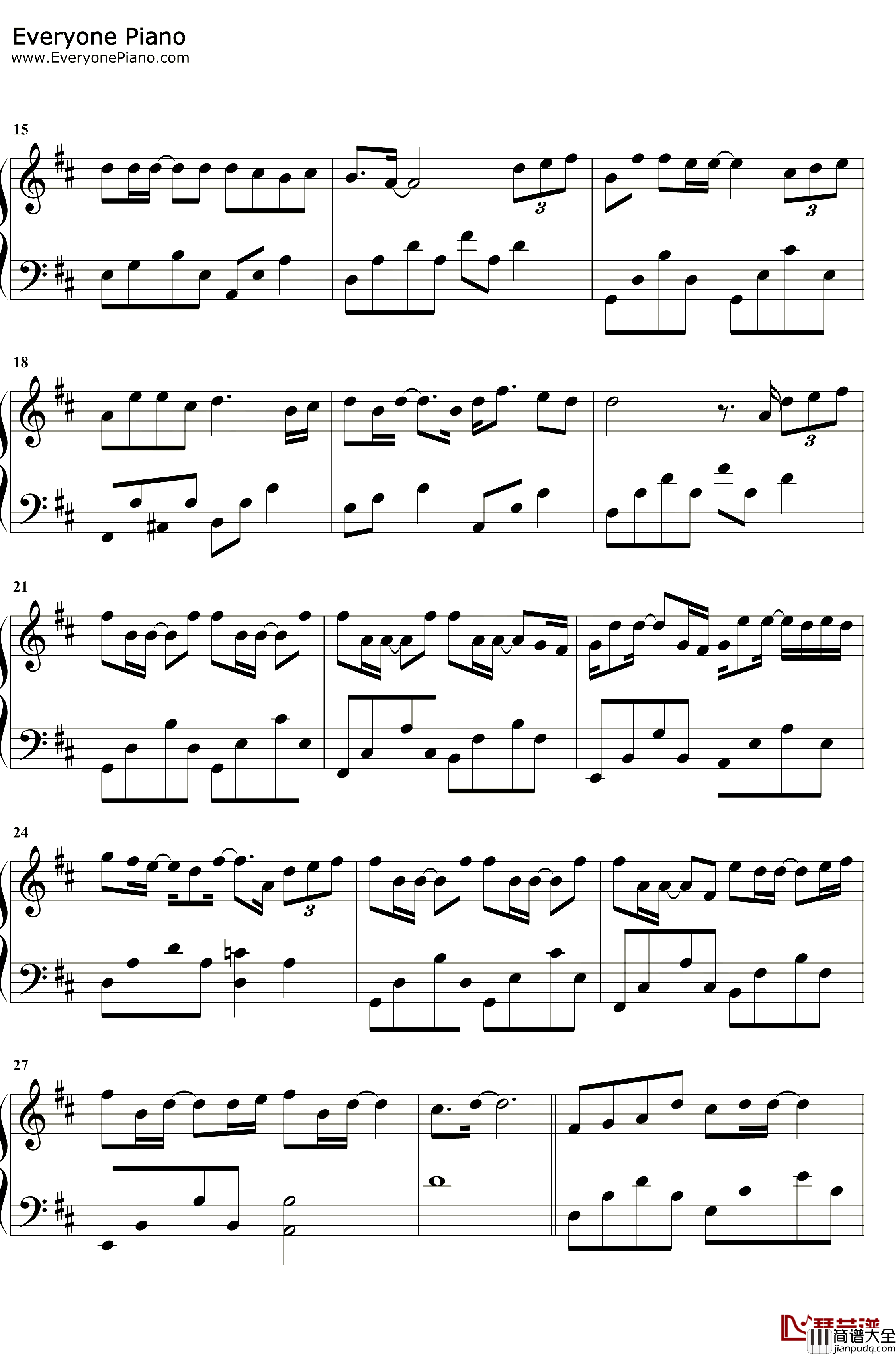 忽而今夏钢琴谱_汪苏泷_忽而今夏同名主题曲