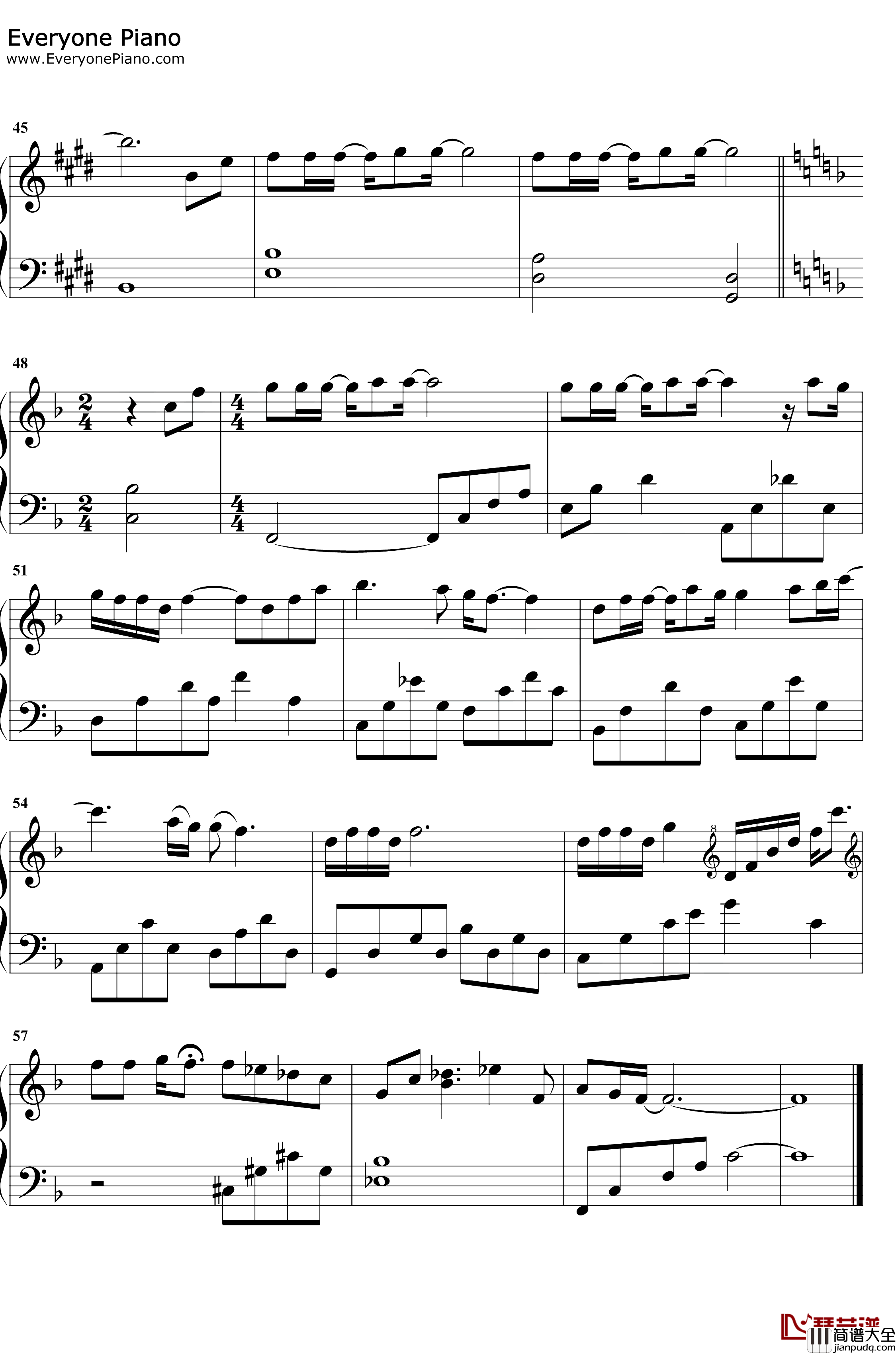 痛得漂亮钢琴谱_庄心妍