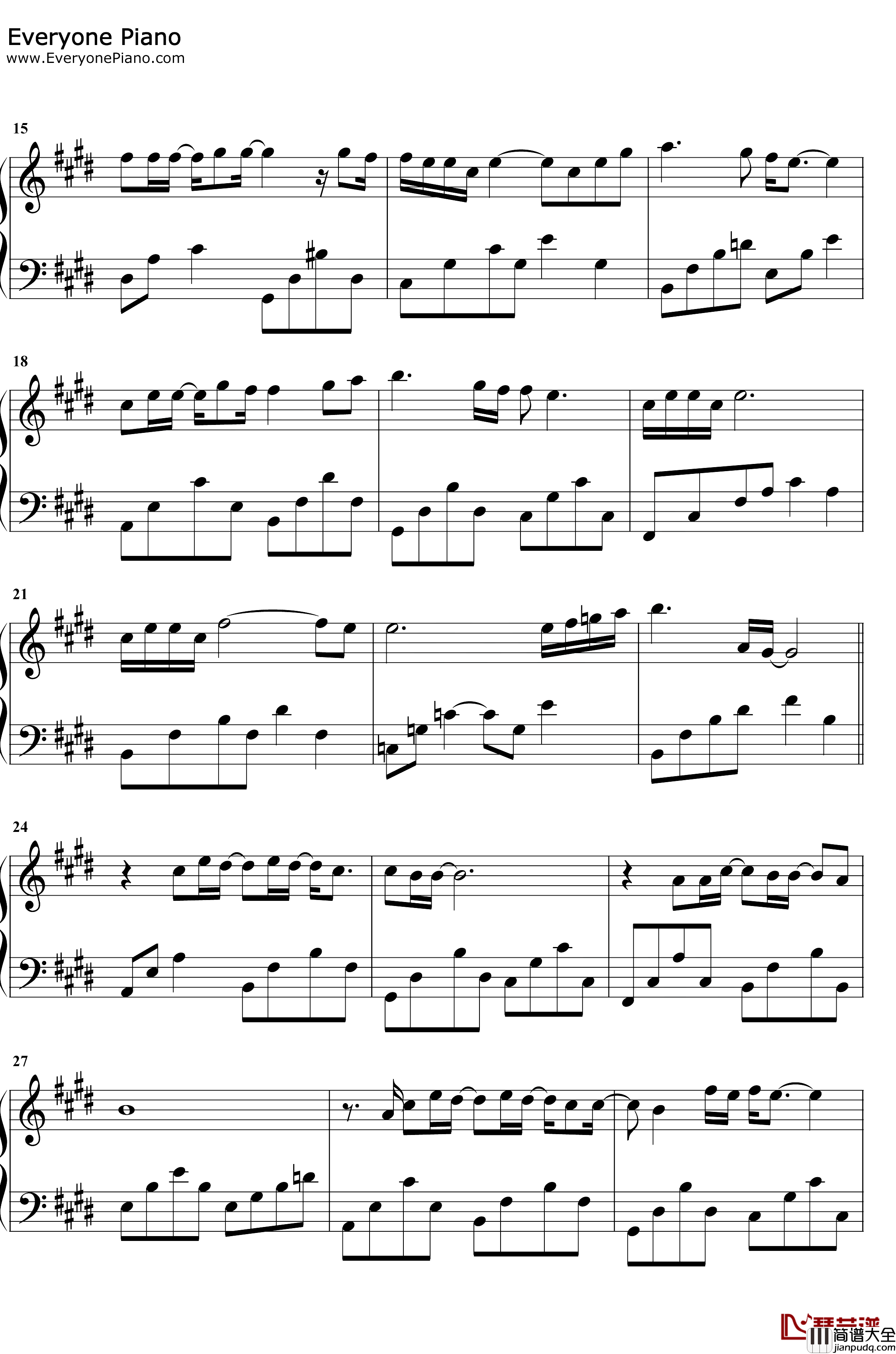 痛得漂亮钢琴谱_庄心妍