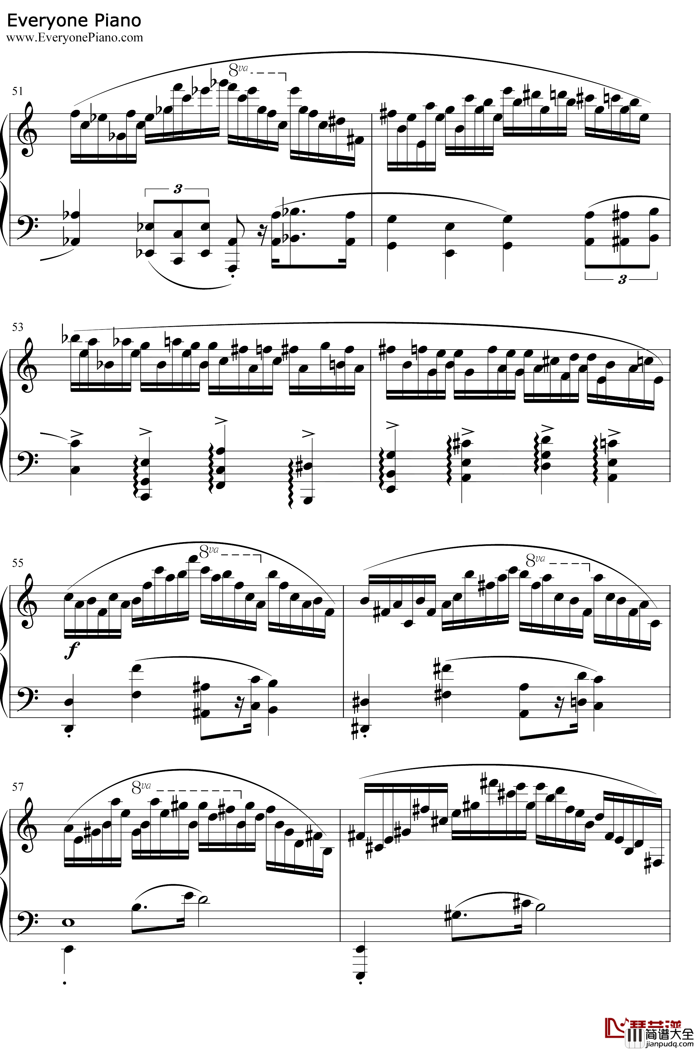 肖邦练习曲第23首钢琴谱_肖邦_肖邦练习曲第23首