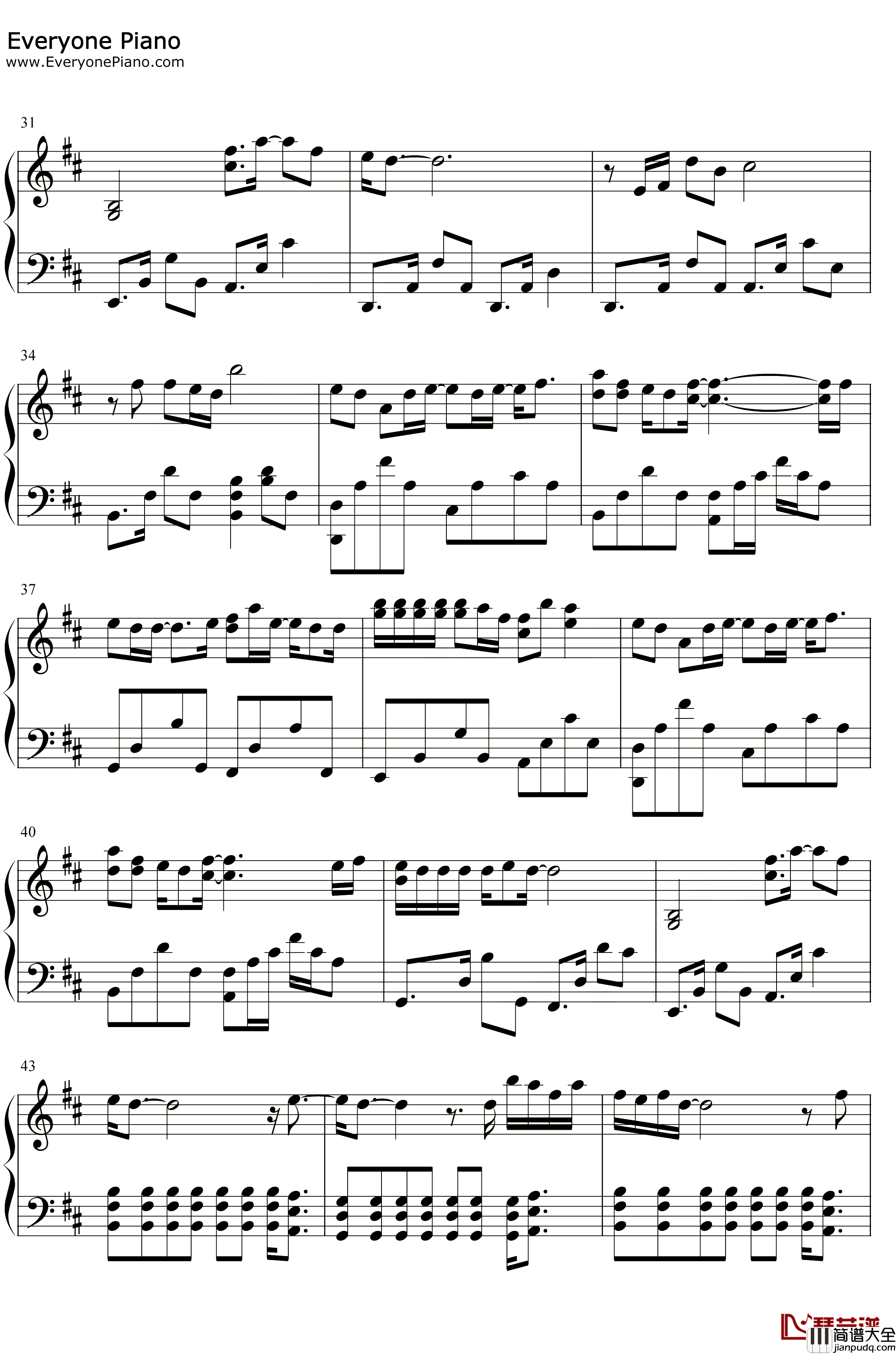 别在伤口撒盐钢琴谱_张惠妹_张惠妹