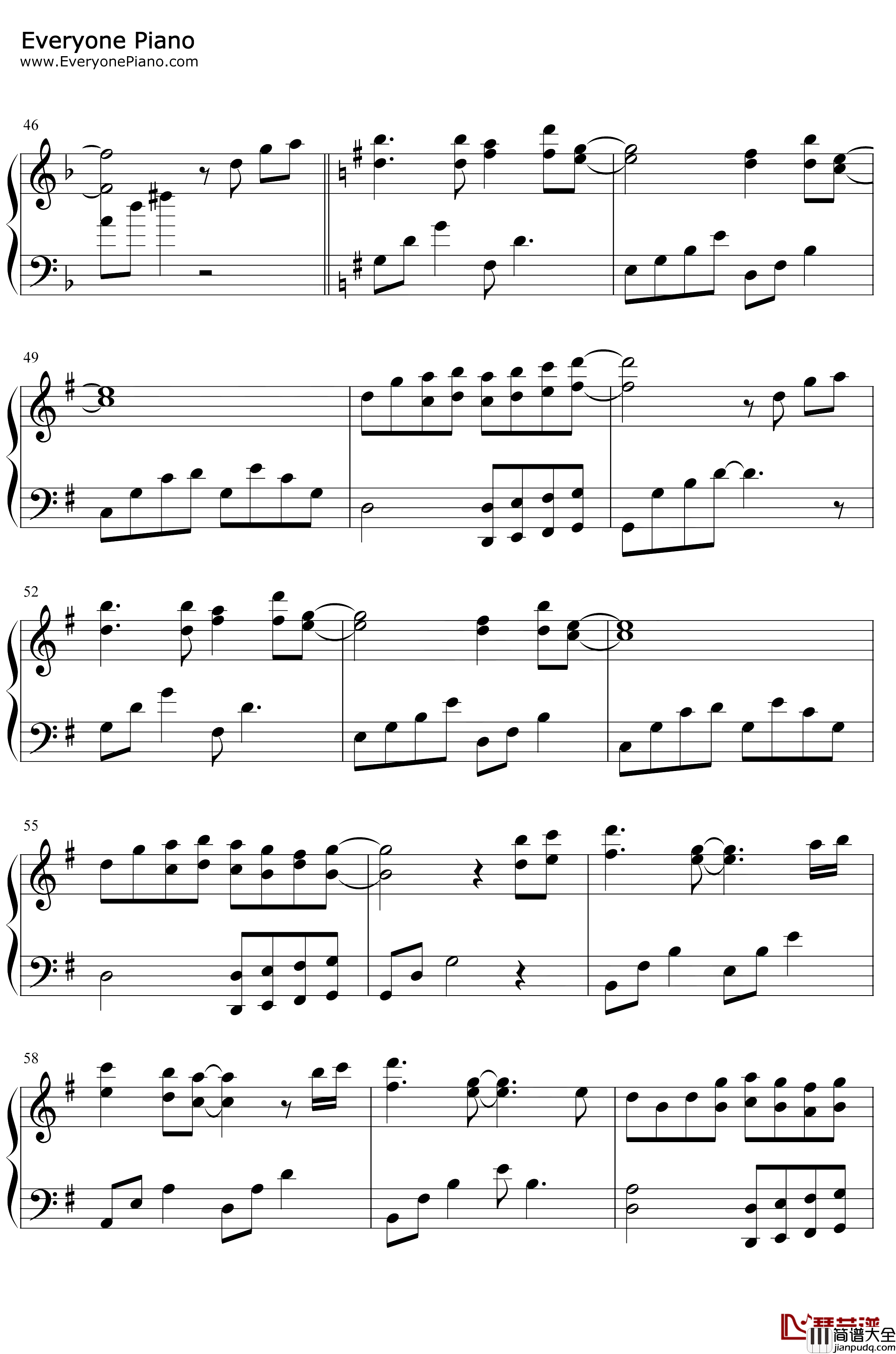 安妮的仙境钢琴谱_班得瑞_完美版