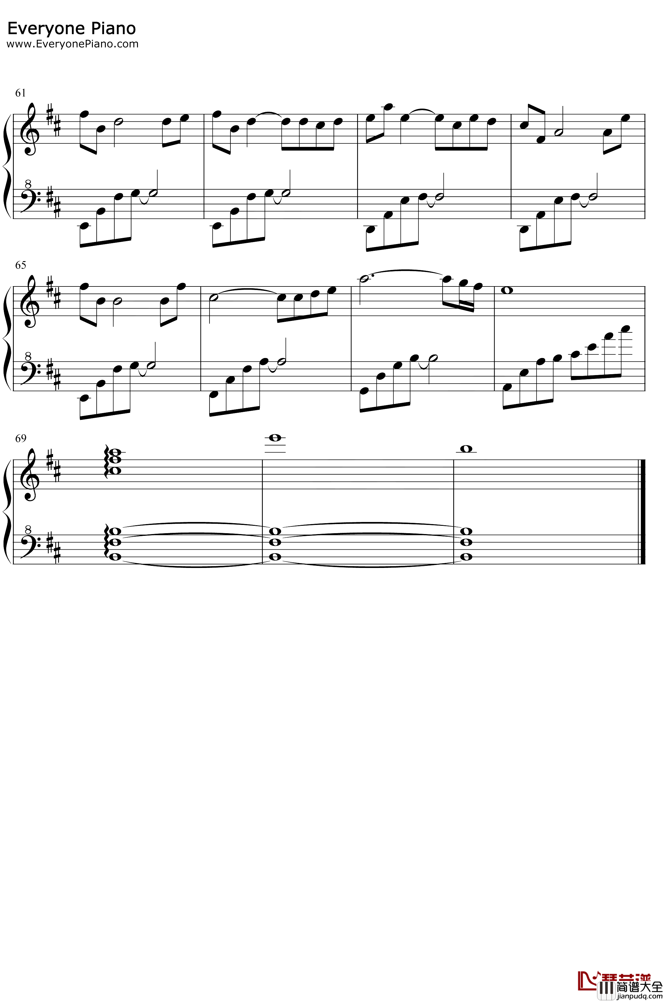 寂しい夜钢琴谱_三轮学_改编版