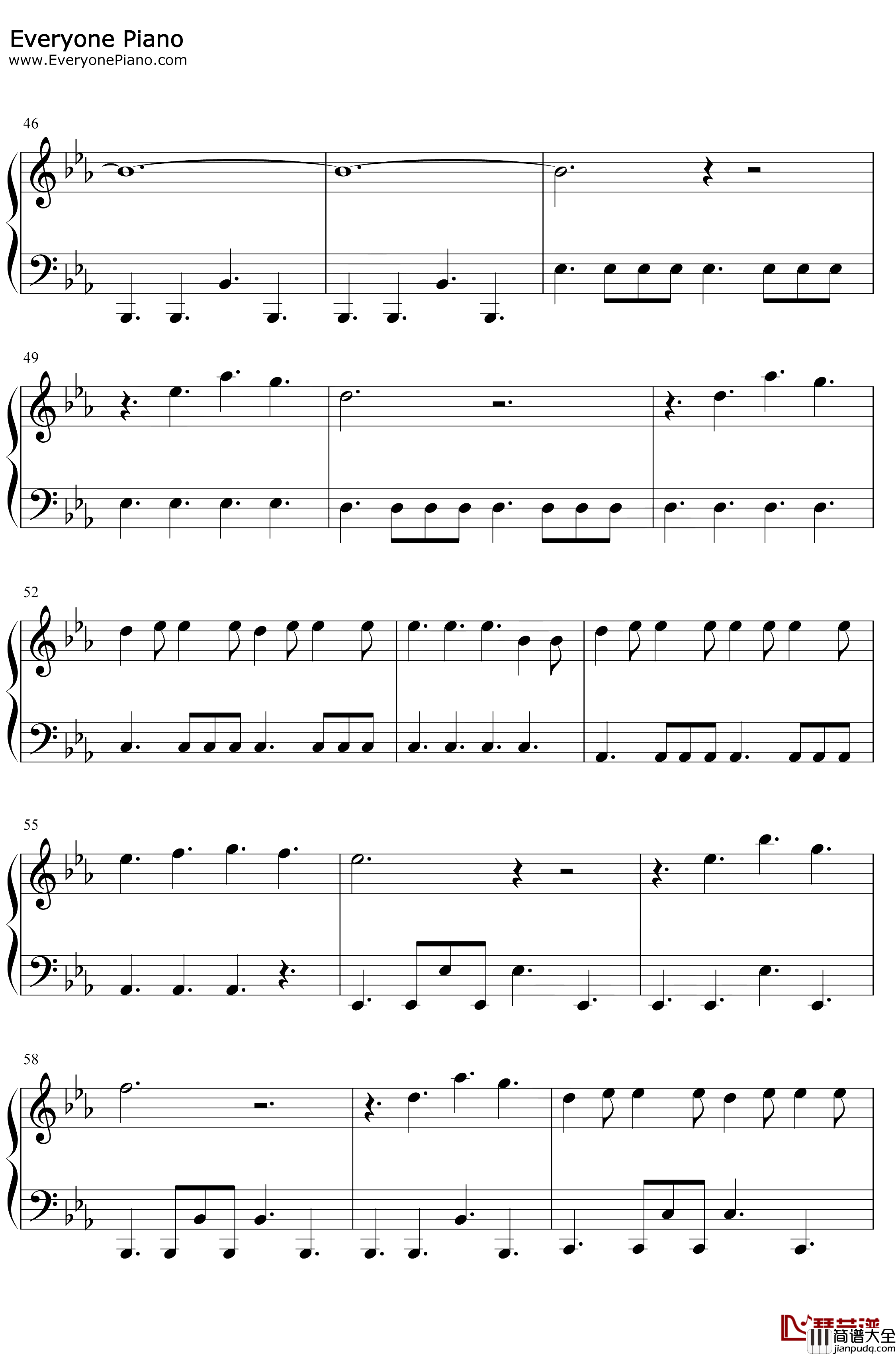 Before_You_Go钢琴谱_Lewis_Capaldi