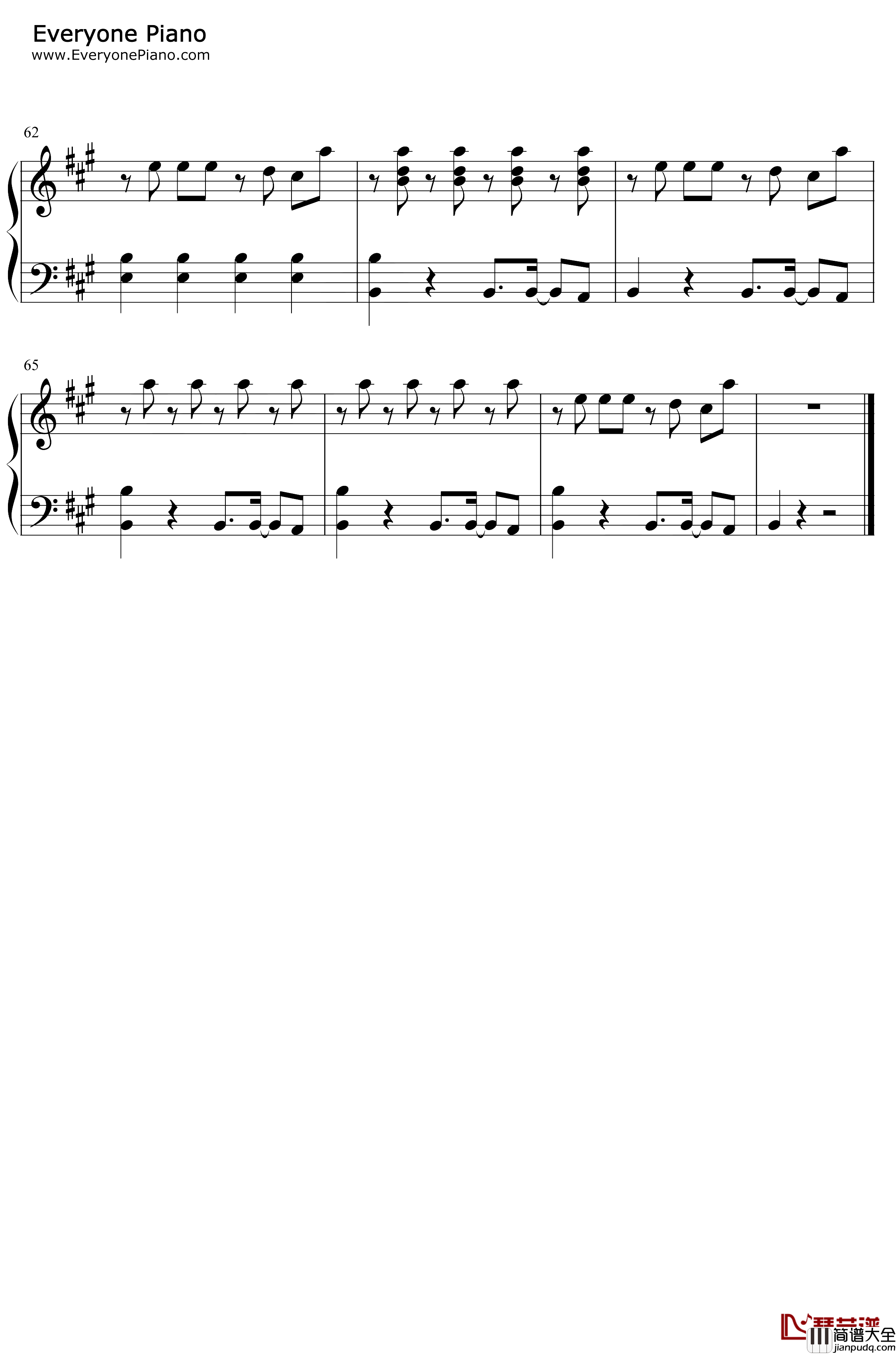 Tell_Me_Your_Wish_Genie钢琴谱_少女时代