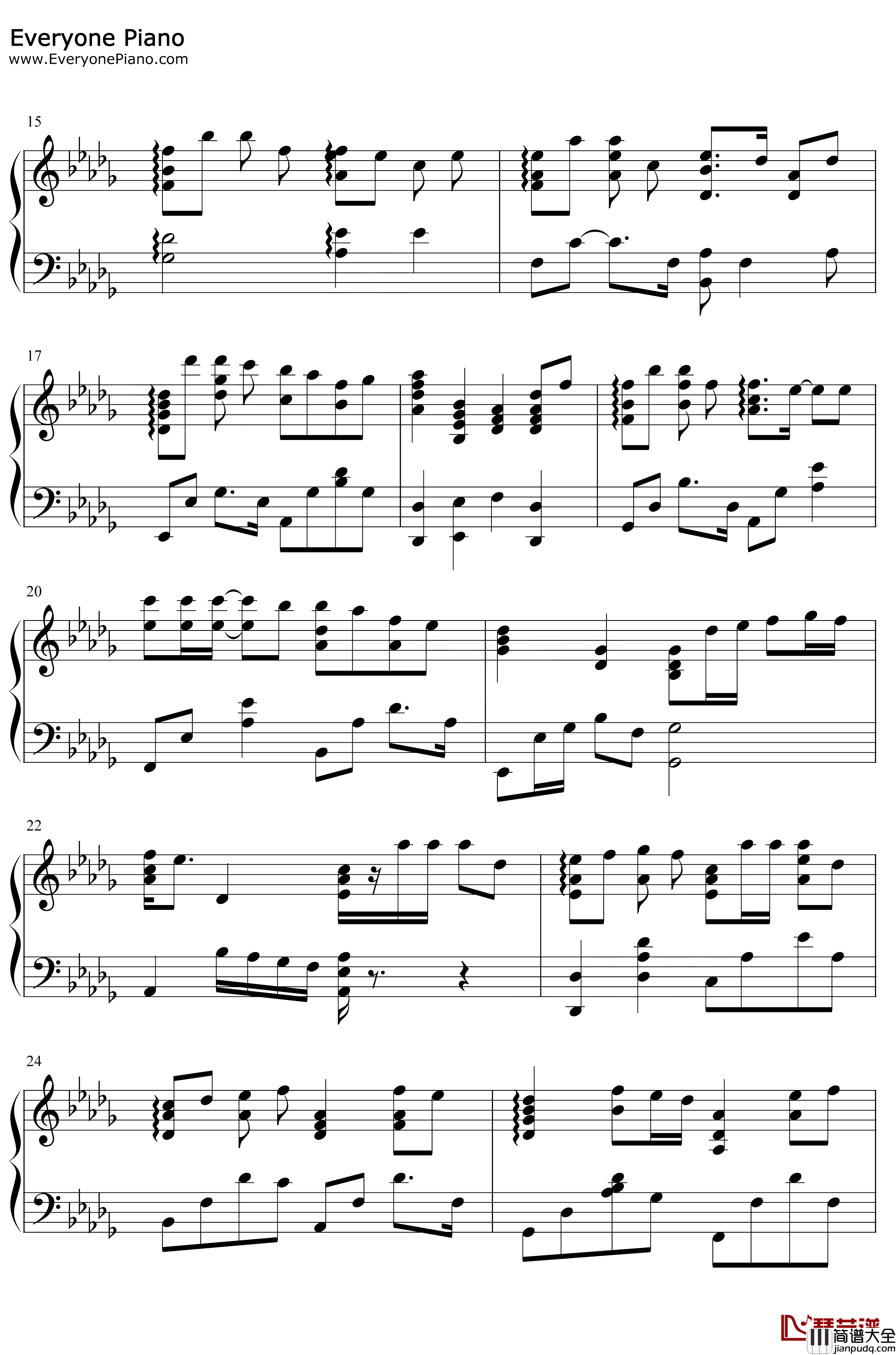 这就是爱吗钢琴谱_容祖儿_我不怕你爱不爱我只害怕你以为爱我_抖音热歌