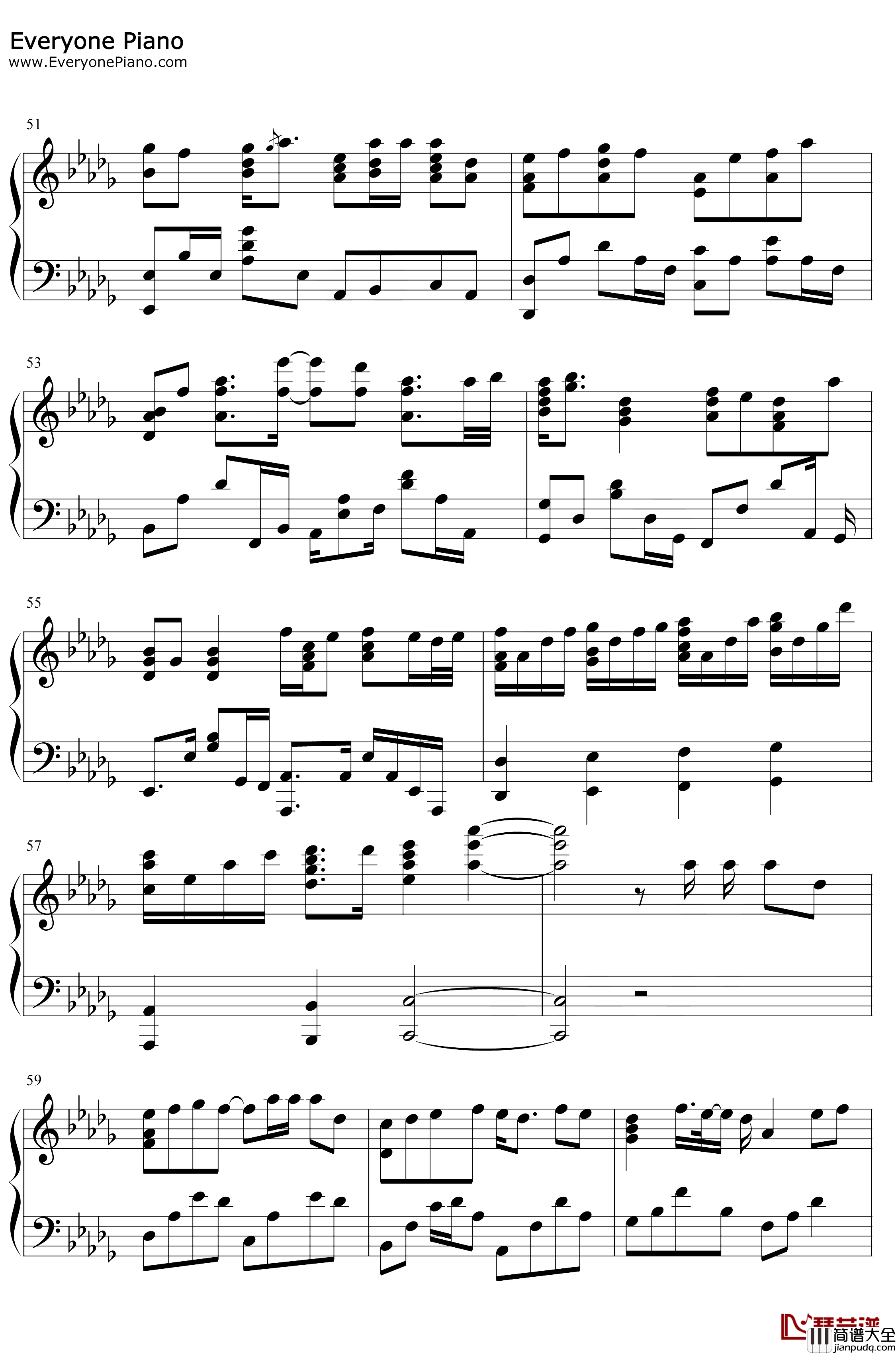 这就是爱吗钢琴谱_容祖儿_我不怕你爱不爱我只害怕你以为爱我_抖音热歌