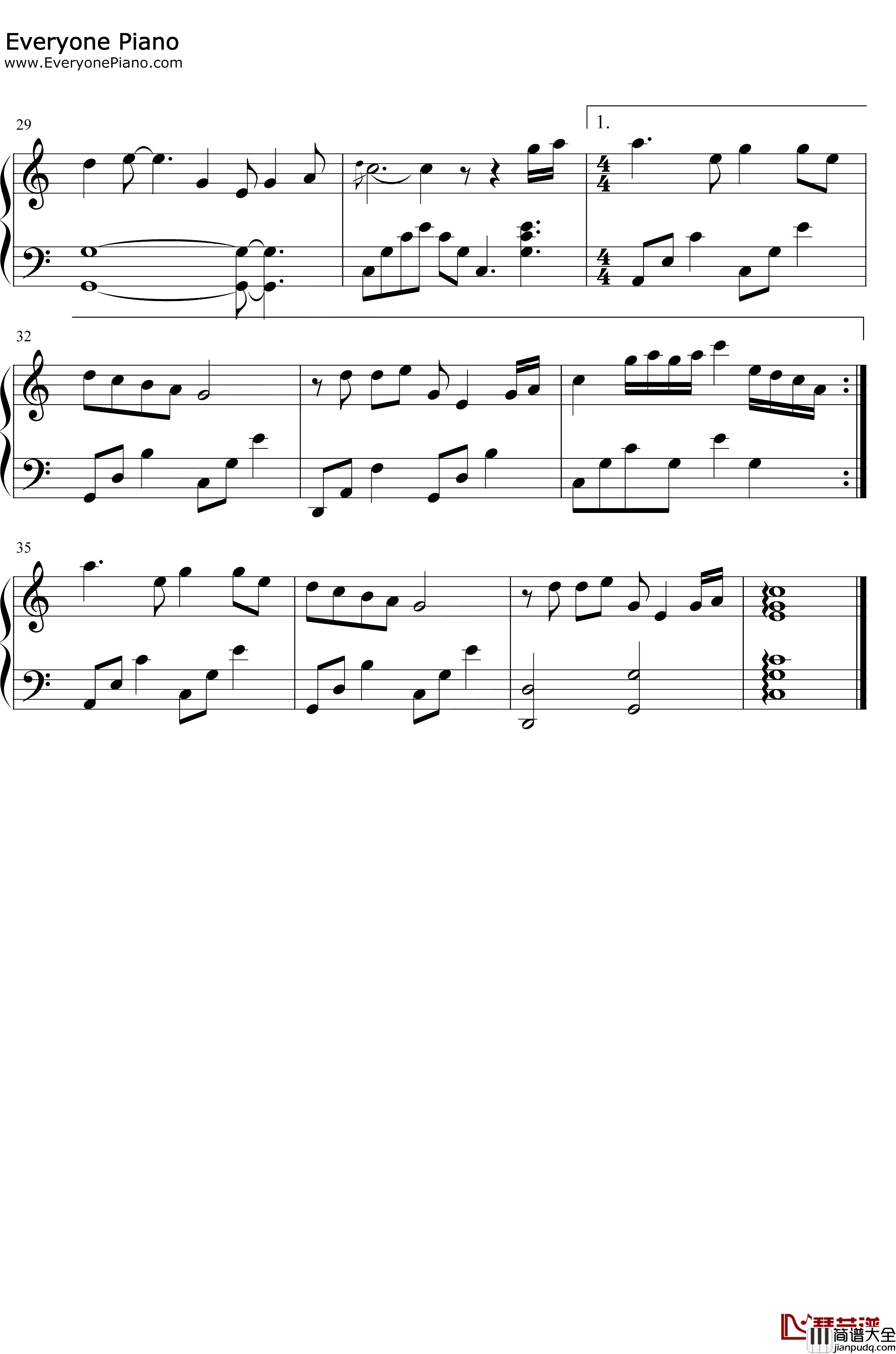 今夜又搁块落雨钢琴谱_黄敏_林文信版