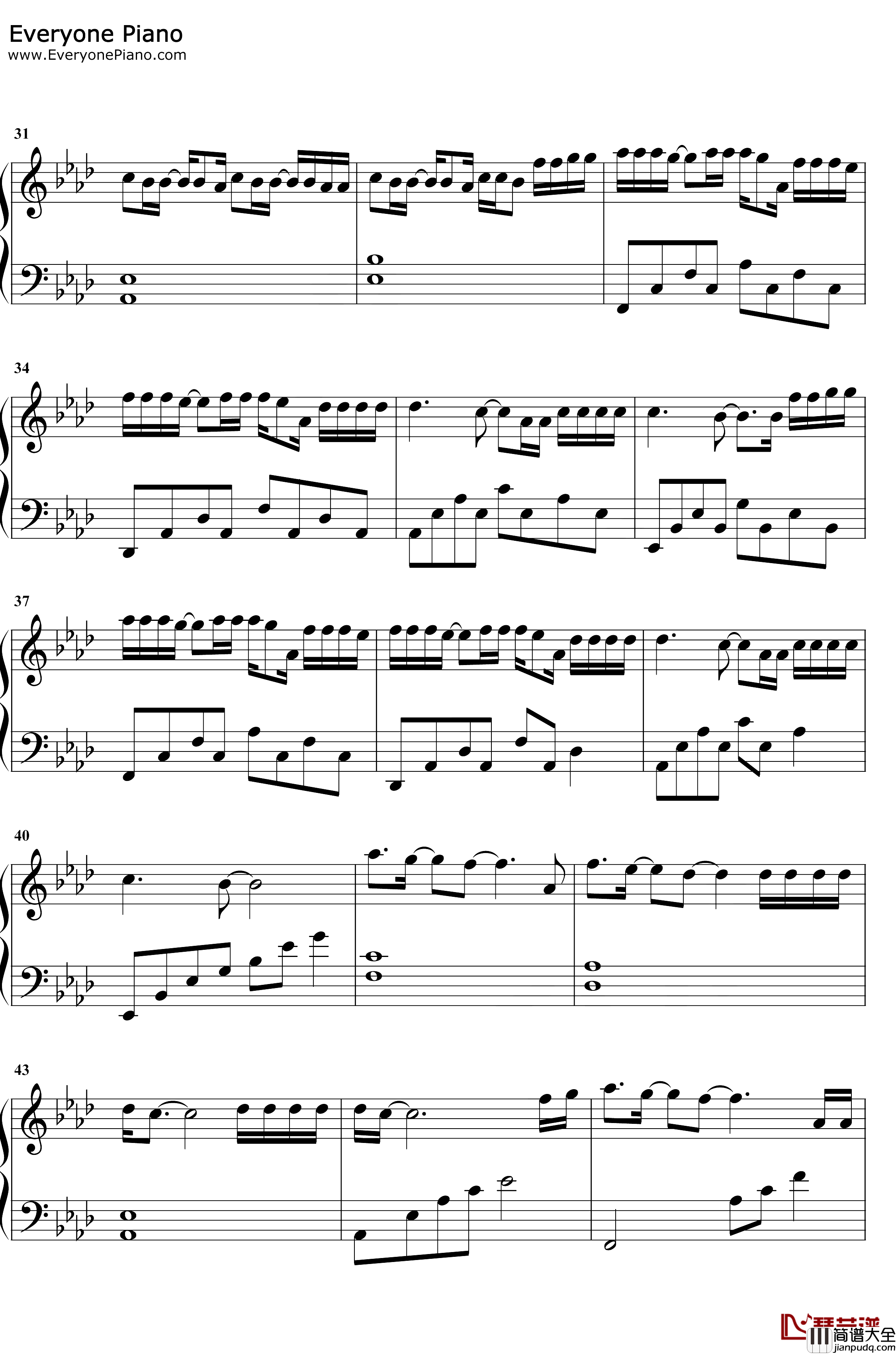 透明钢琴谱_邓紫棋_邓紫棋慵懒风格的饶舌情歌