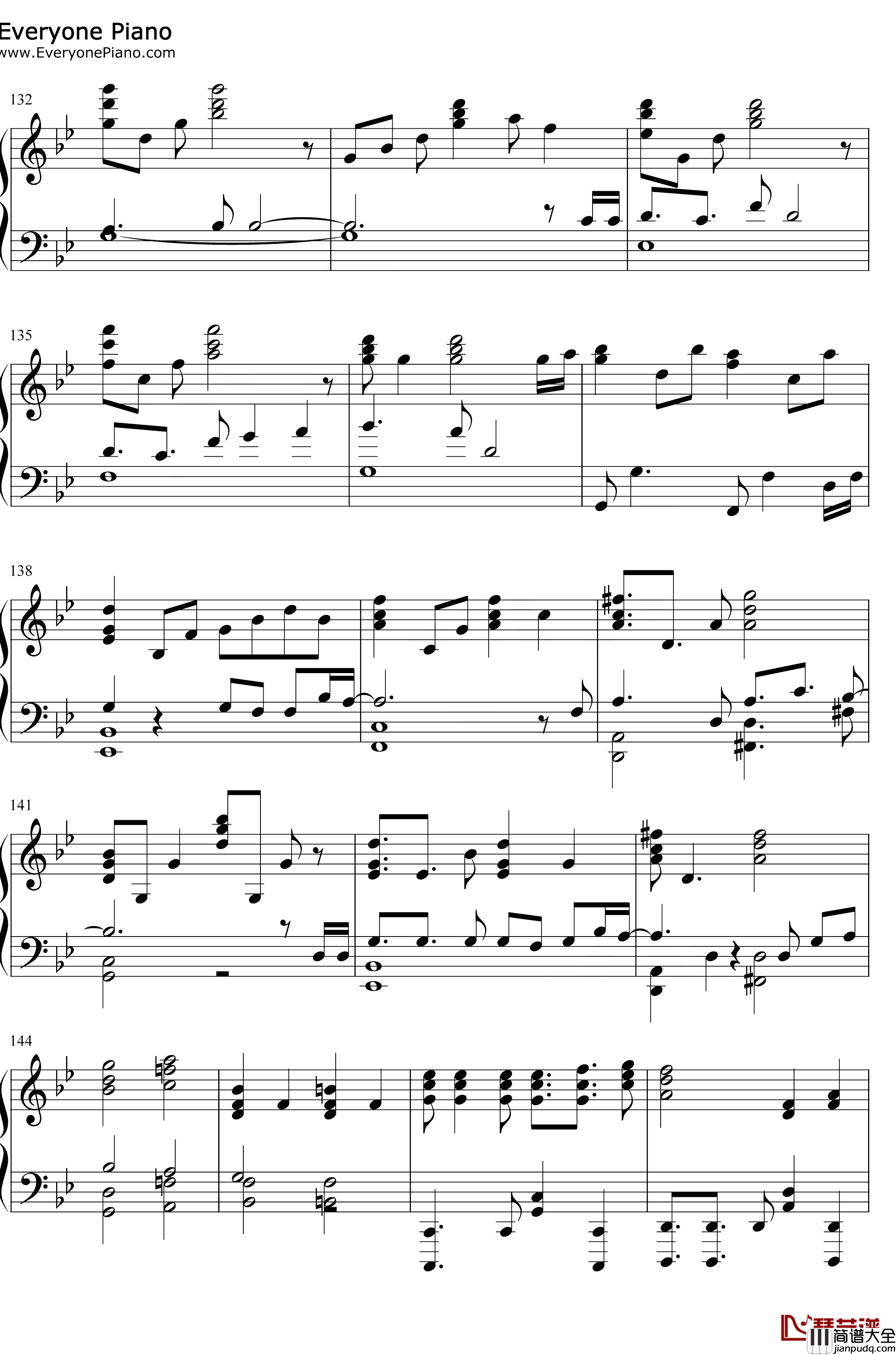 FIRE_BIRD钢琴谱_Roselia_BanGDreamOST