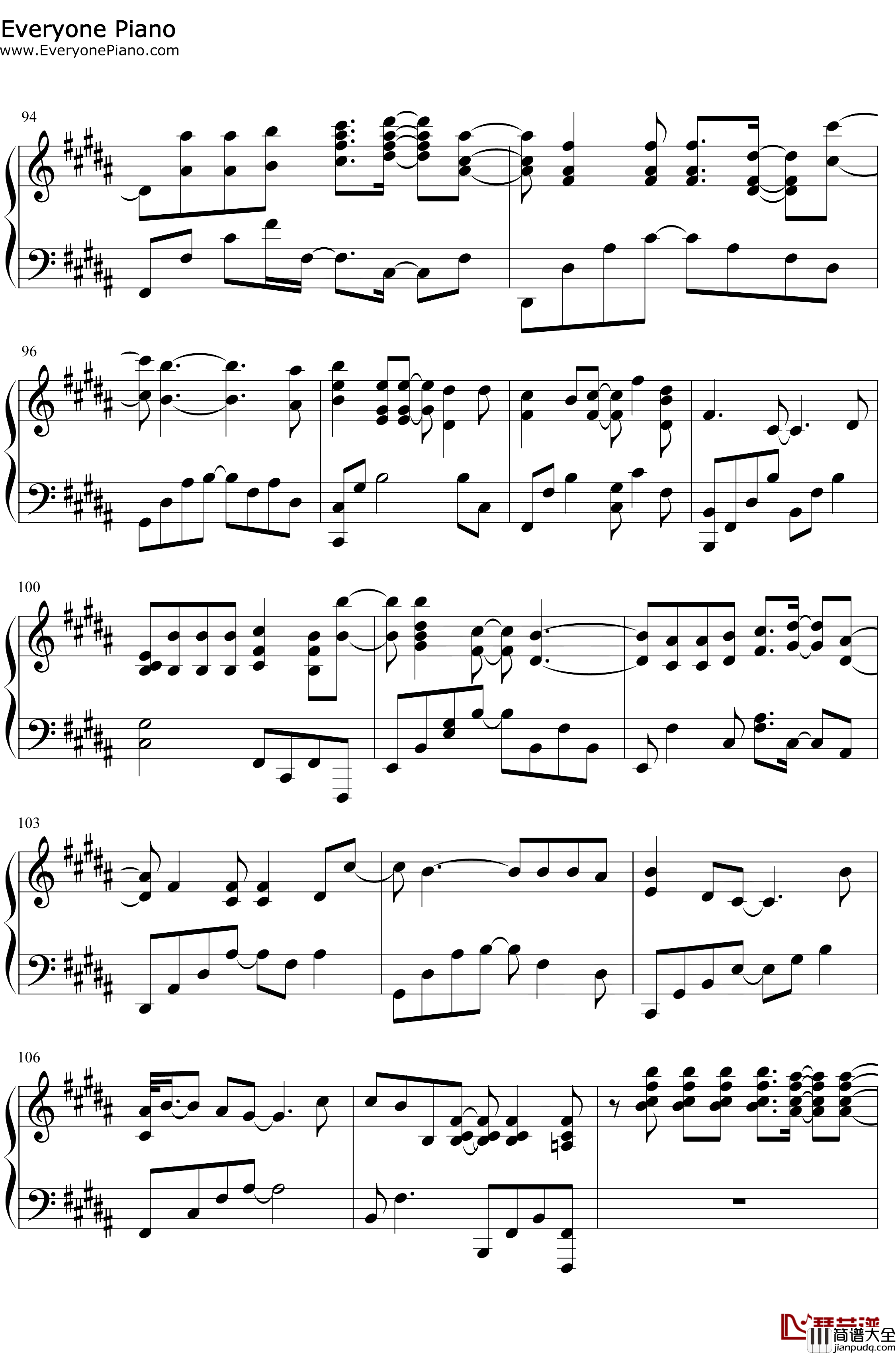 聊表心意钢琴谱_薛之谦/刘惜君_薛氏情歌果然名不虚传