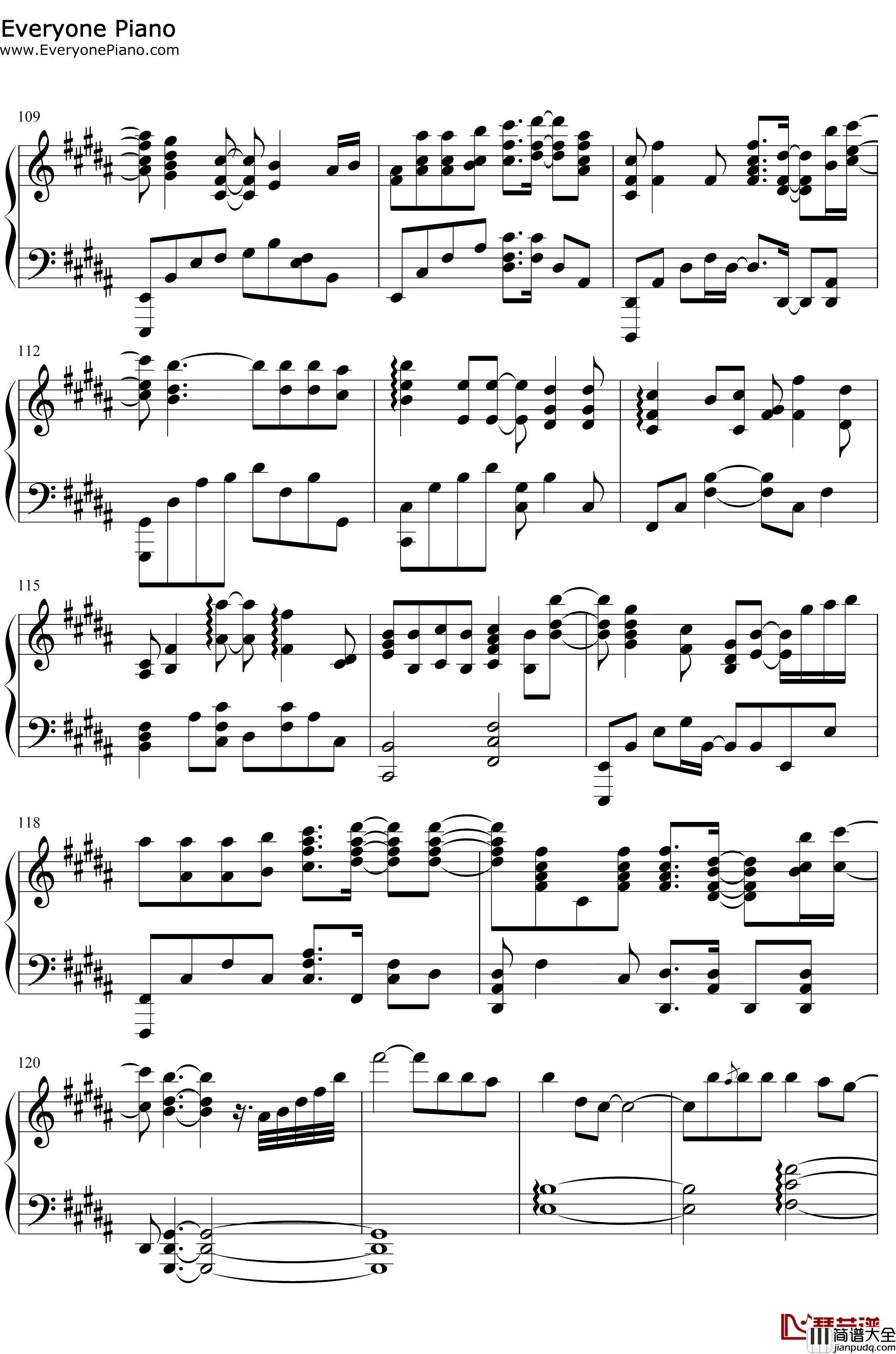 聊表心意钢琴谱_薛之谦/刘惜君_薛氏情歌果然名不虚传