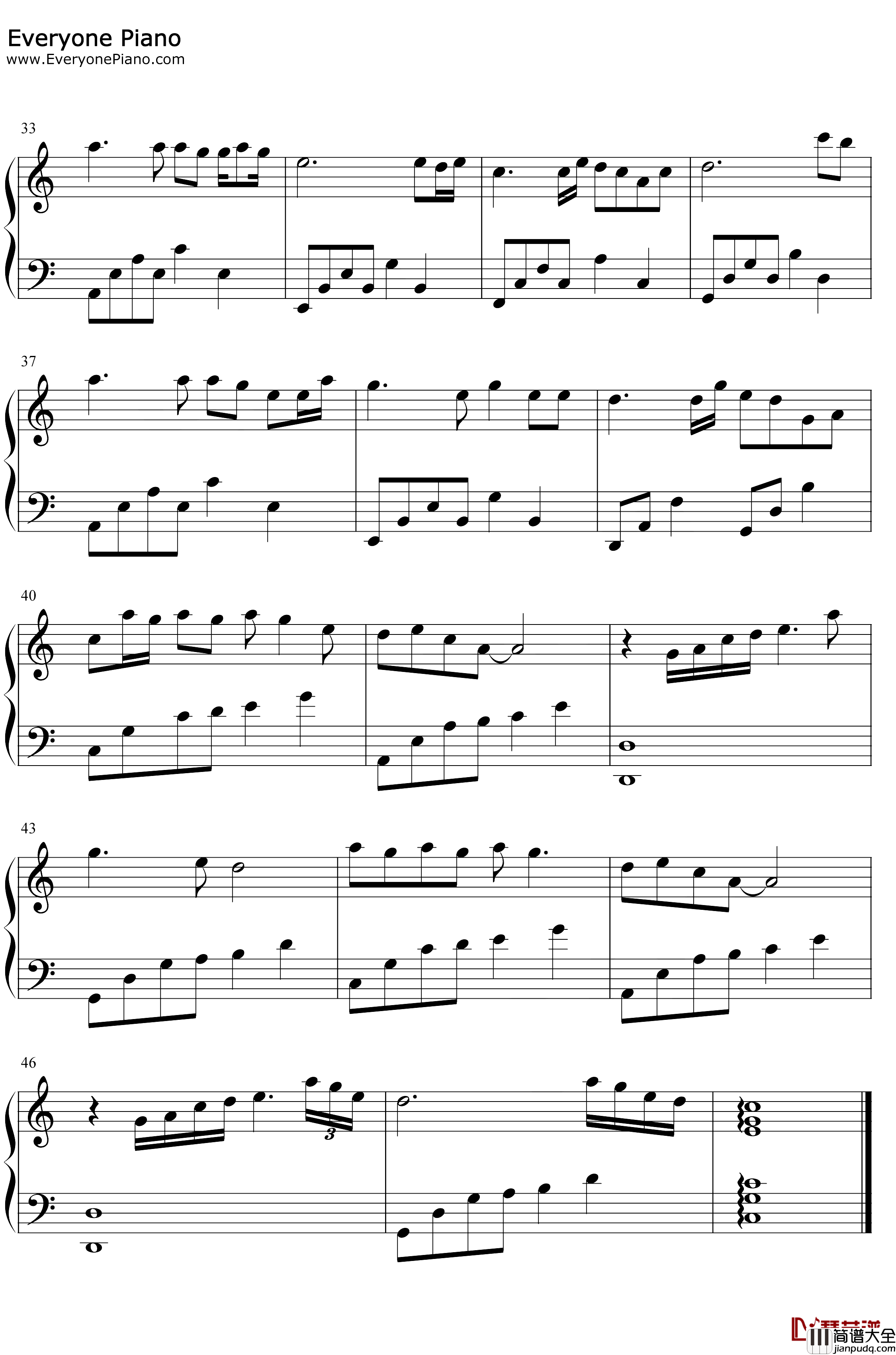 情字这条路钢琴谱_潘越云_林文信版