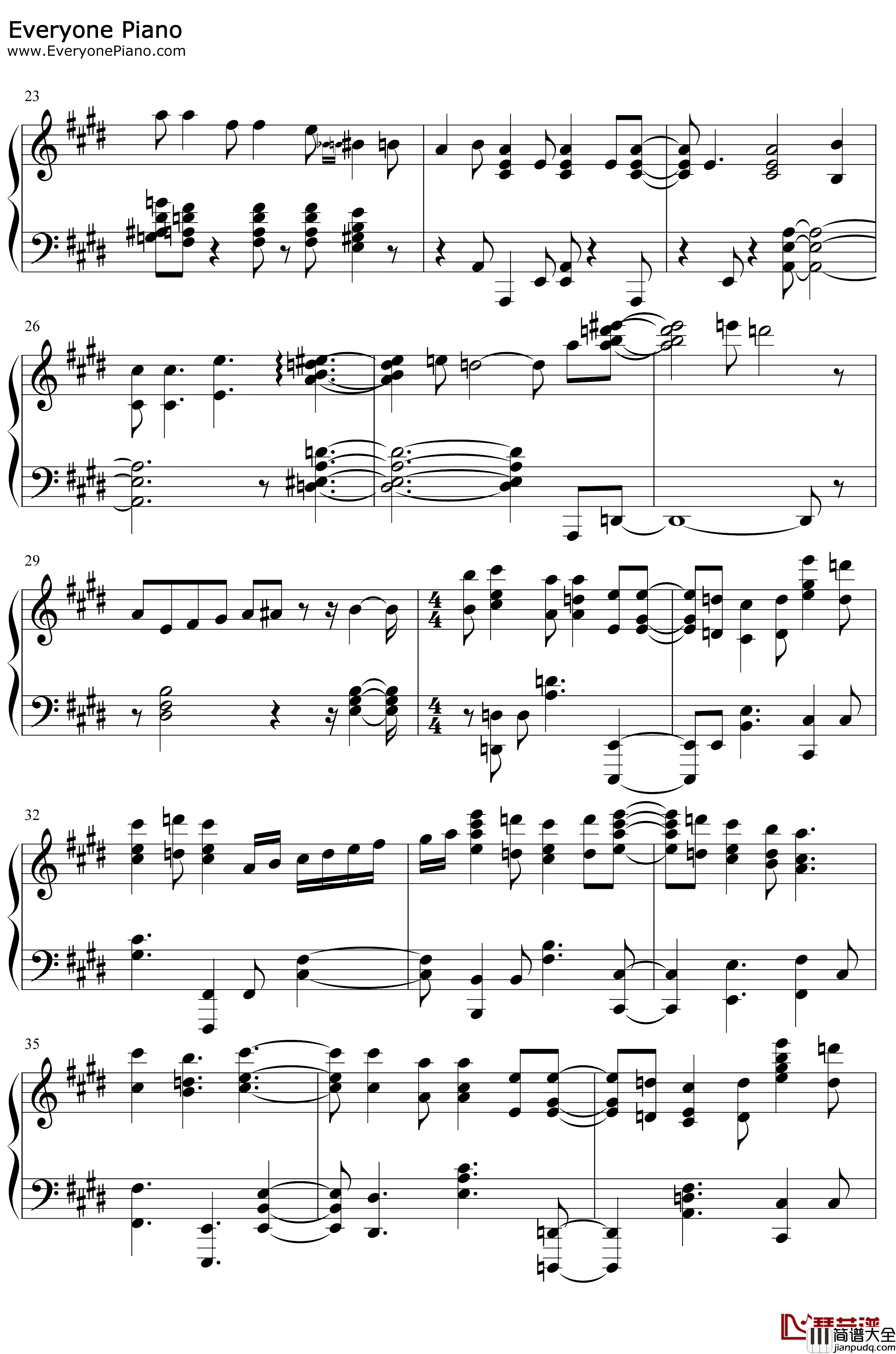 髪飾りの天使钢琴谱_中岛爱_爱书的下克上为了成为图书管理员不择手段ED