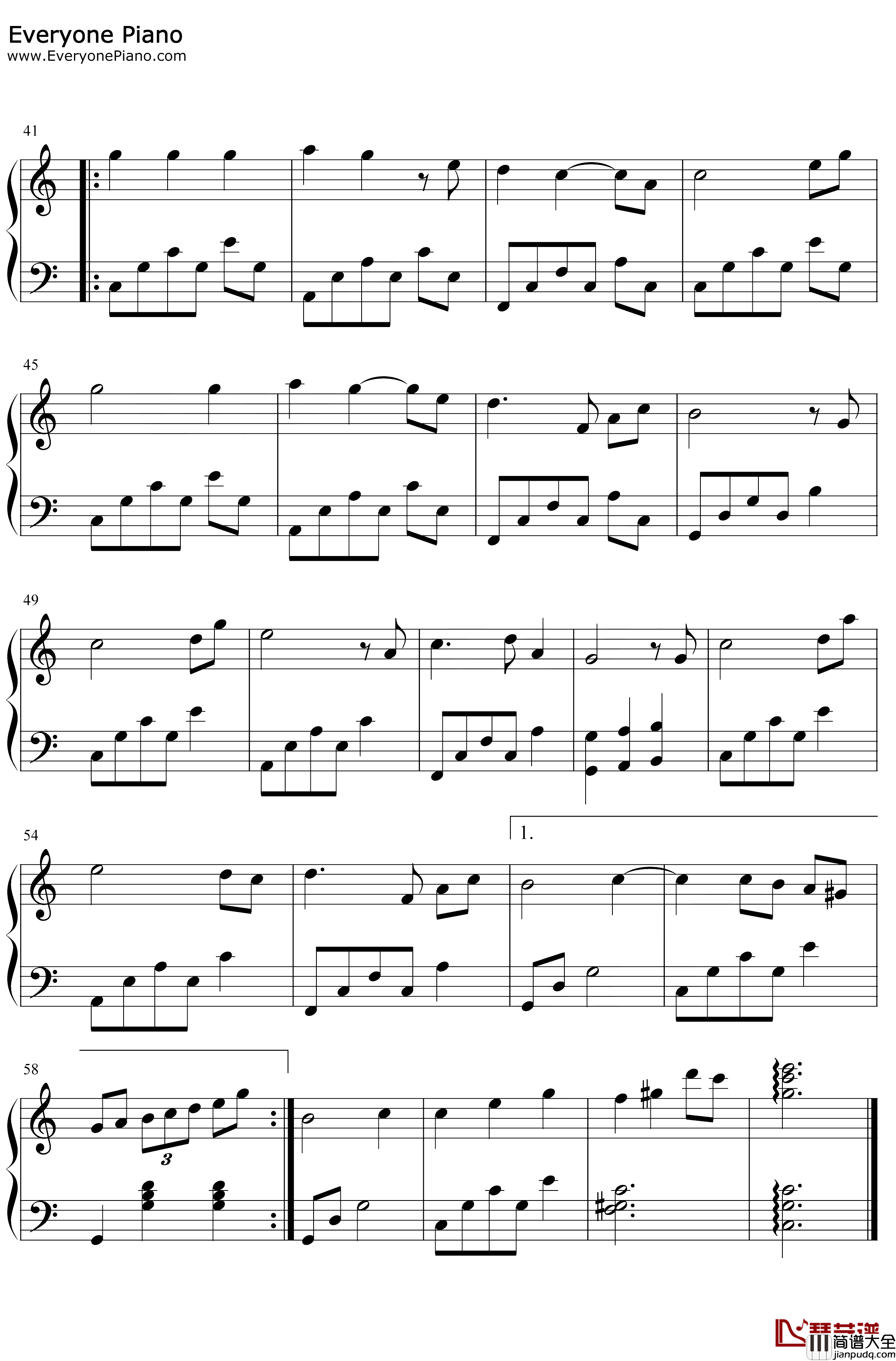 其实你不懂我的心钢琴谱_童安格_林文信版