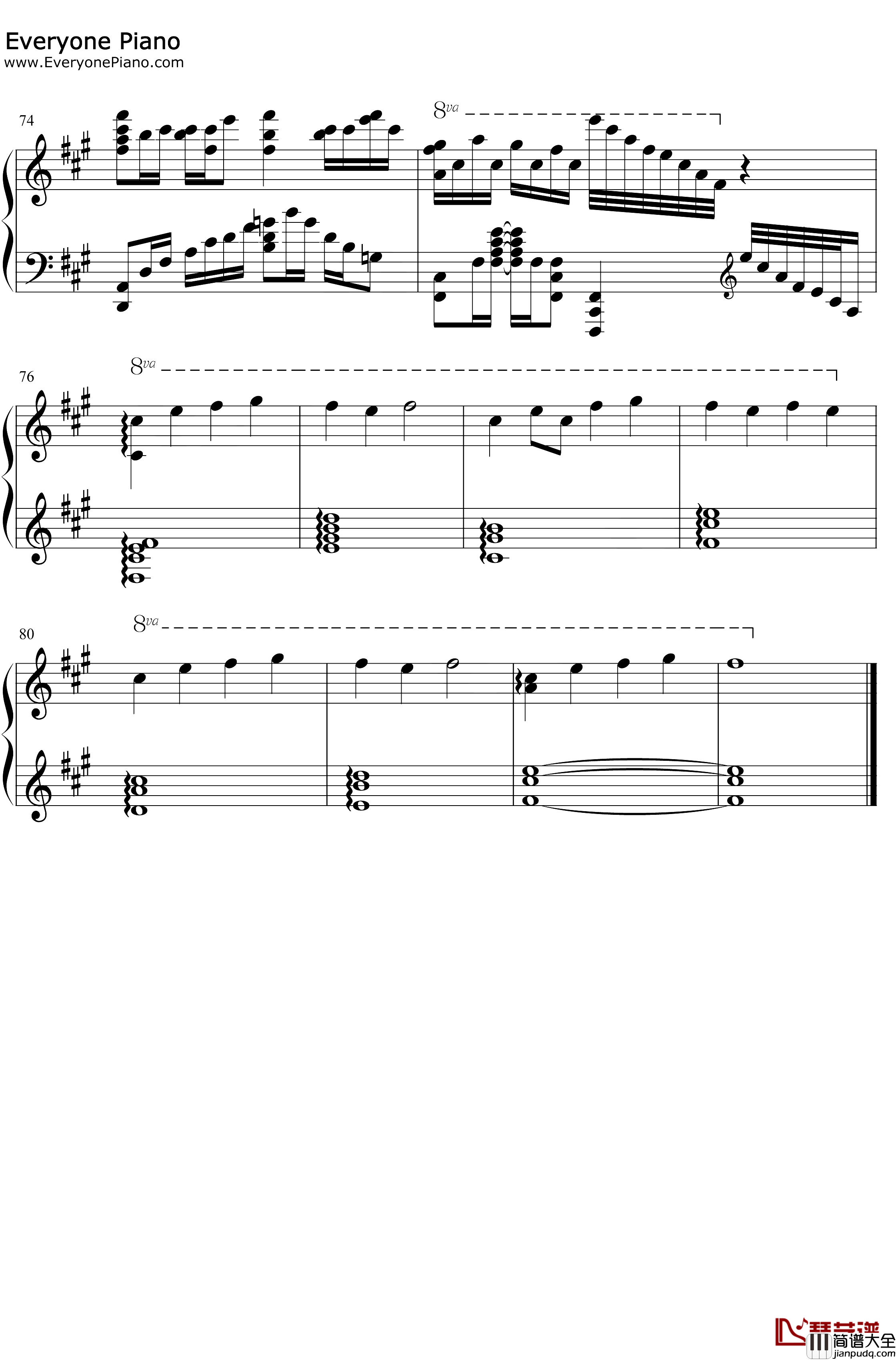 Letter钢琴谱_iris