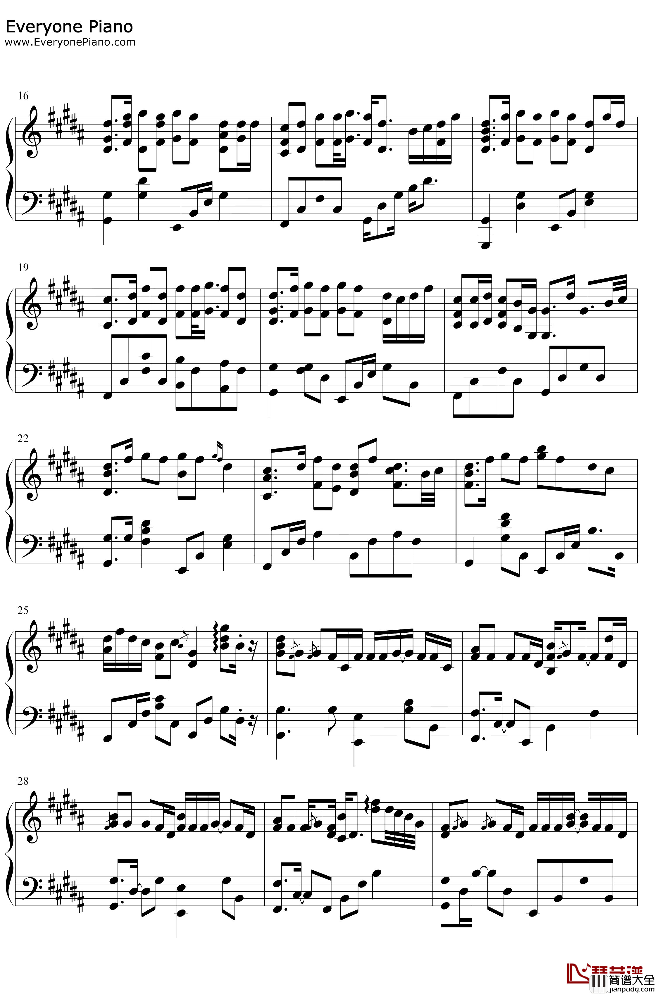 下山钢琴谱_要不要买菜_要想练就绝世武功就要忍受常人难忍受的痛_抖音热歌