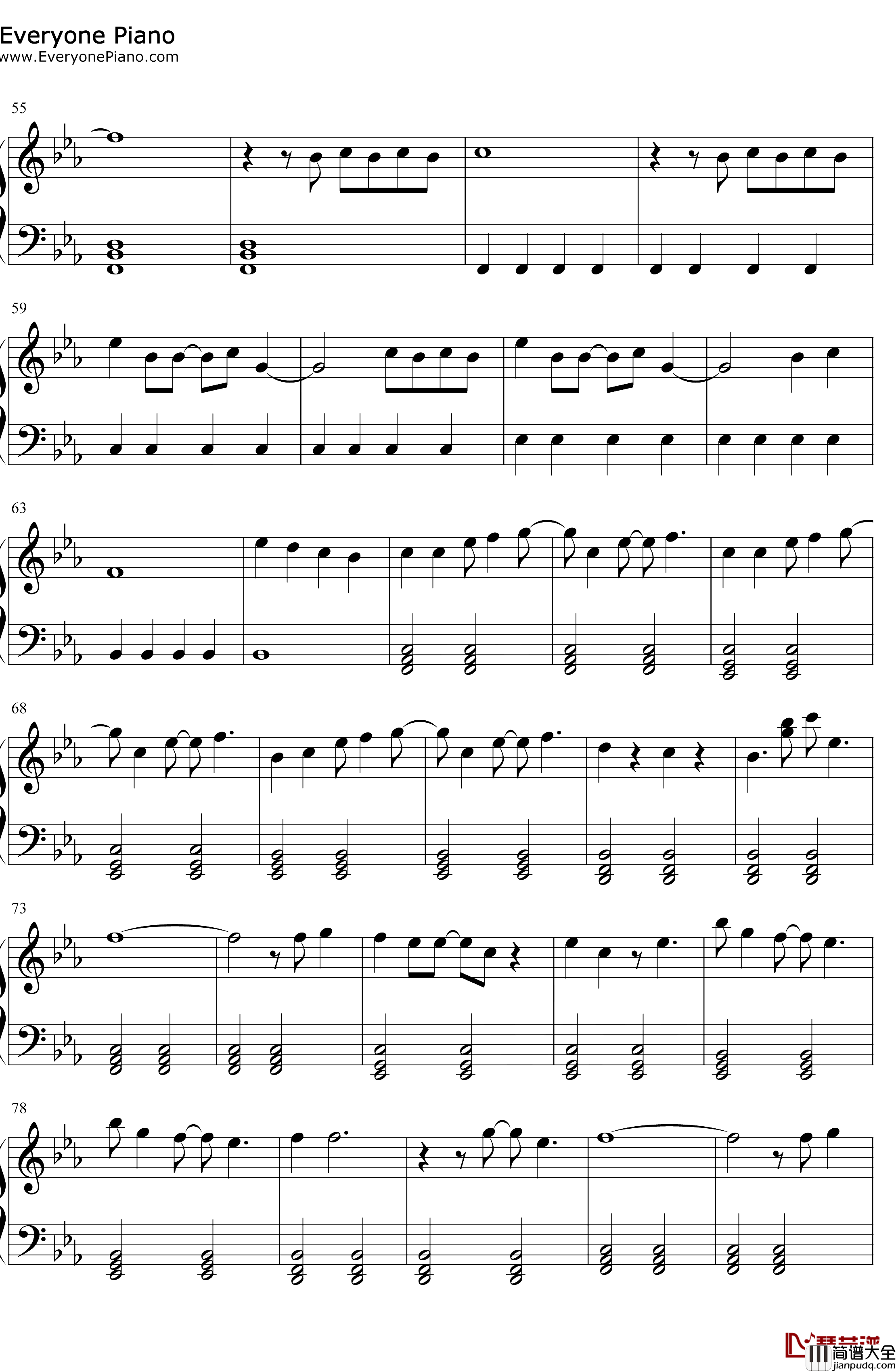 Blinding_Lights钢琴谱_The_Weeknd