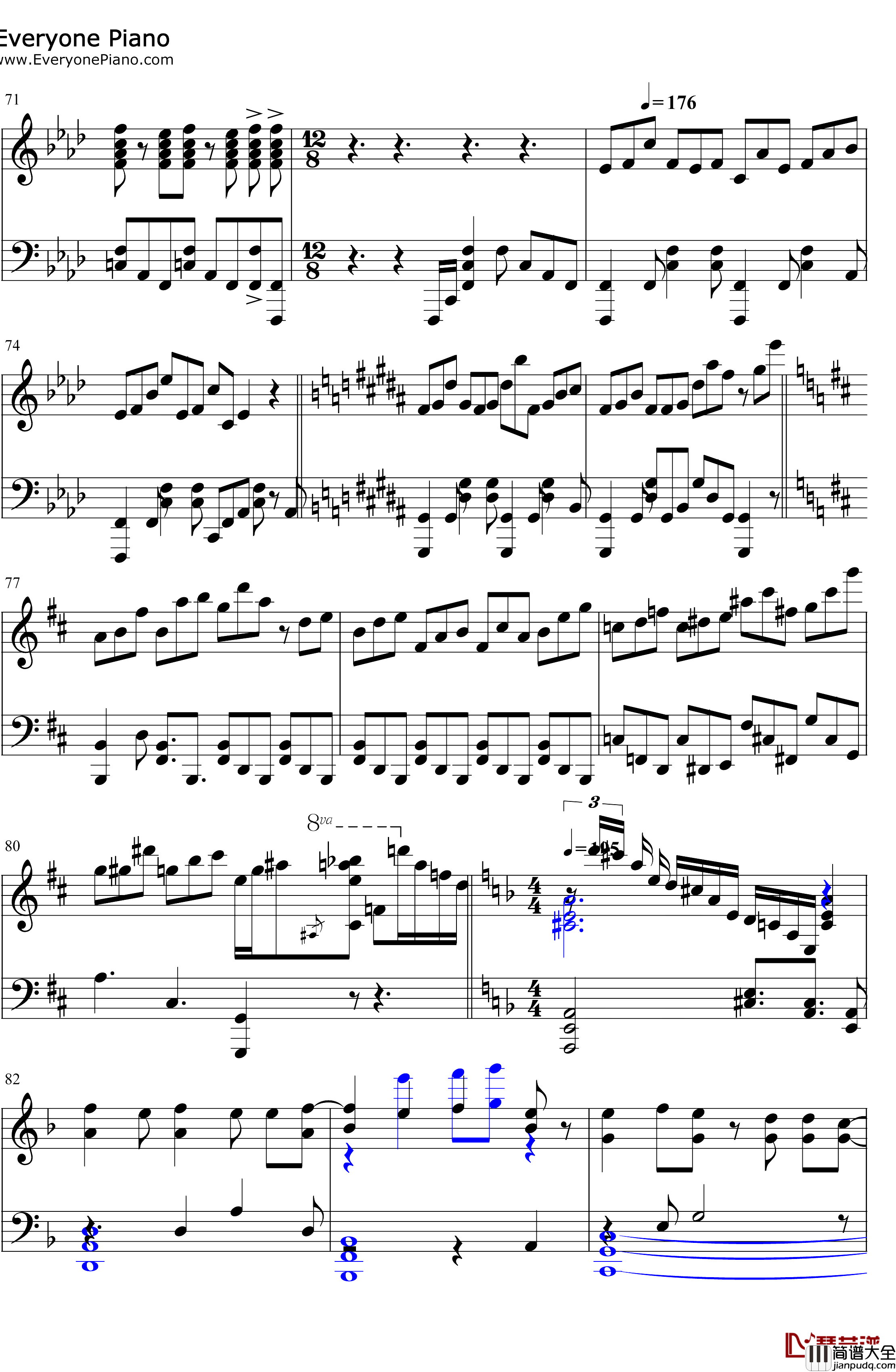 graphite_diamond钢琴谱_May'n_碧蓝航线OP