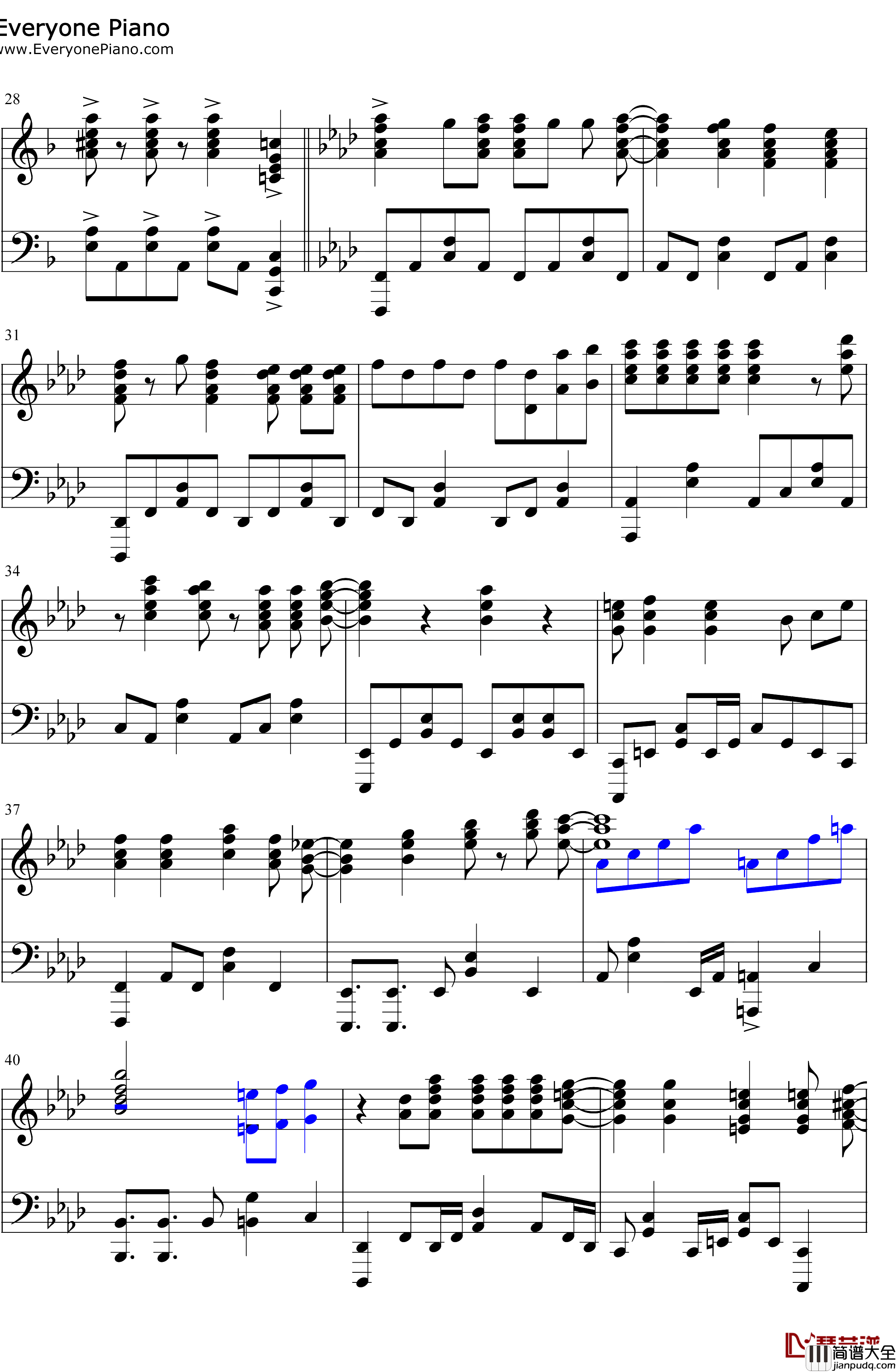 graphite_diamond钢琴谱_May'n_碧蓝航线OP