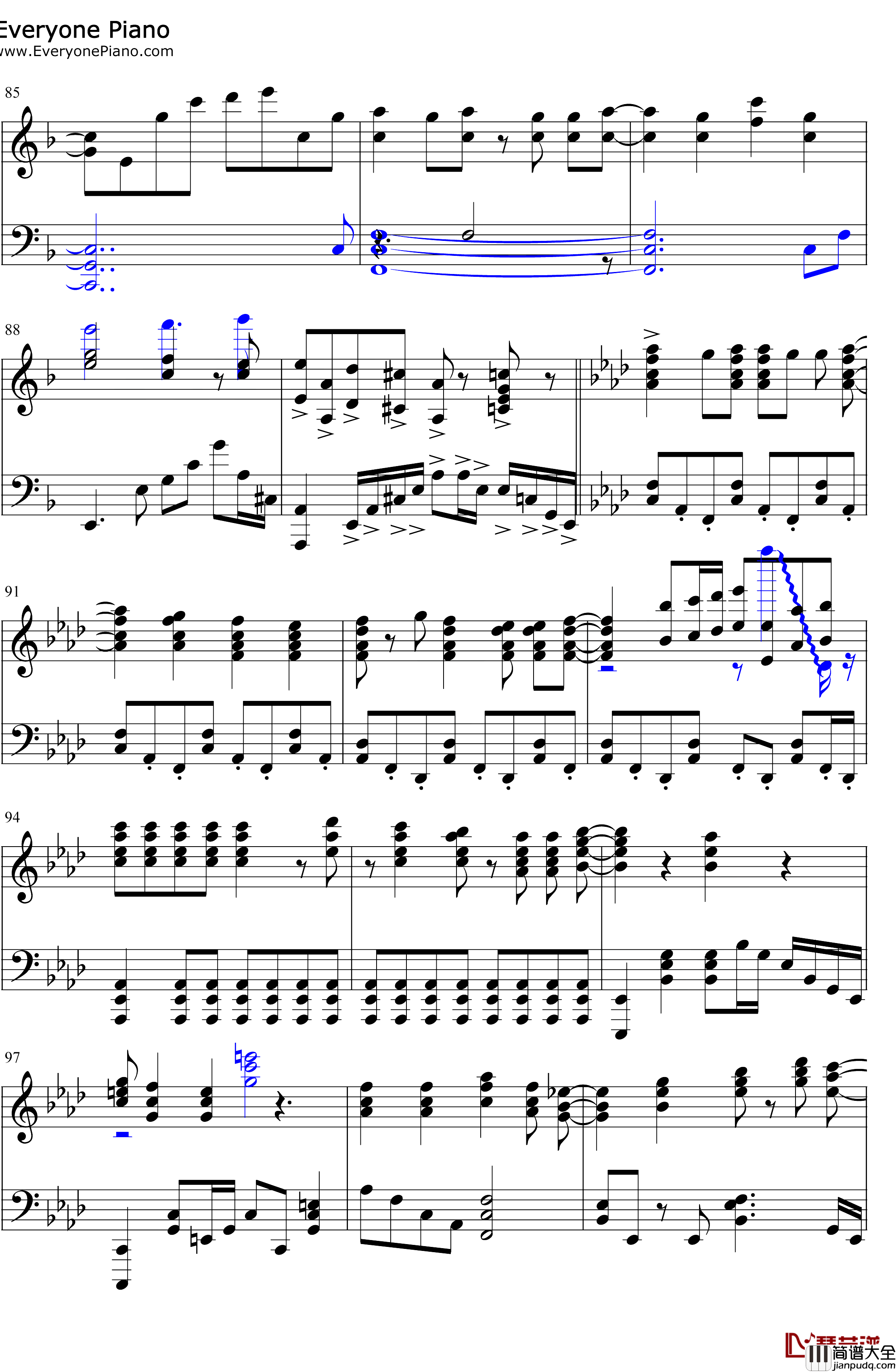 graphite_diamond钢琴谱_May'n_碧蓝航线OP