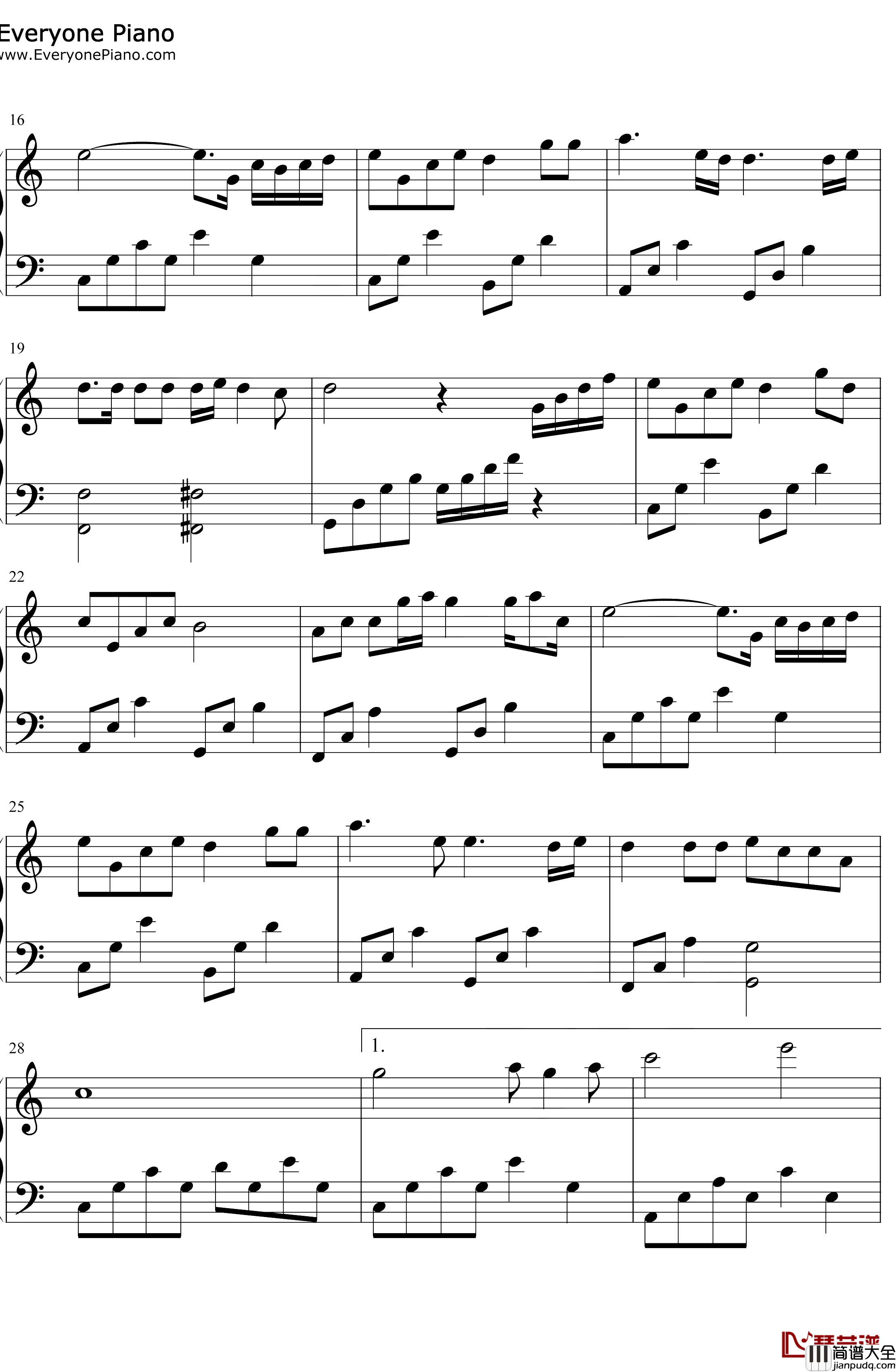 哭砂钢琴谱_黄莺莺_林文信版