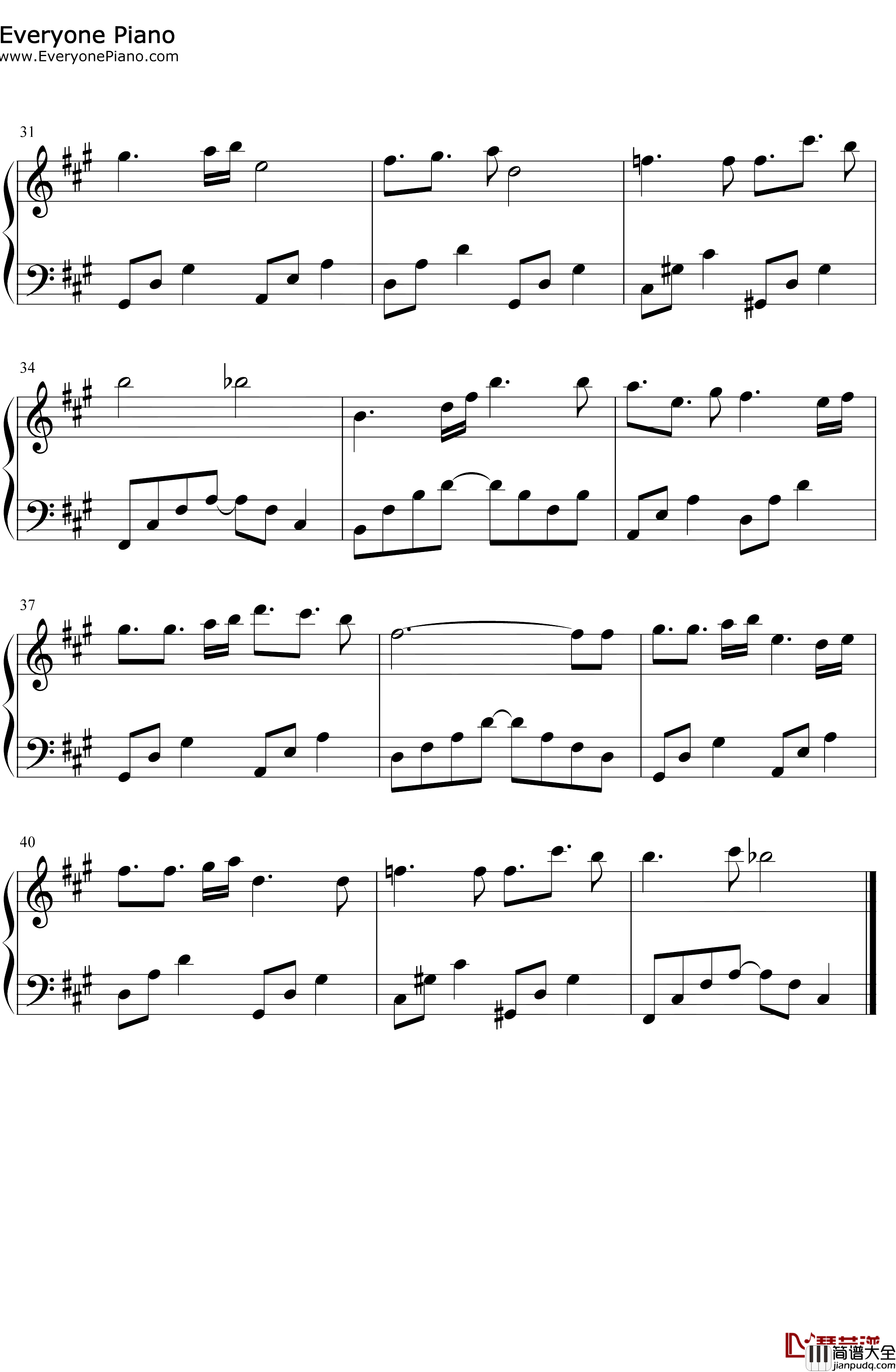 希望へ向う譚詩曲钢琴谱_LinkedHorizon_勇气默示录BGM