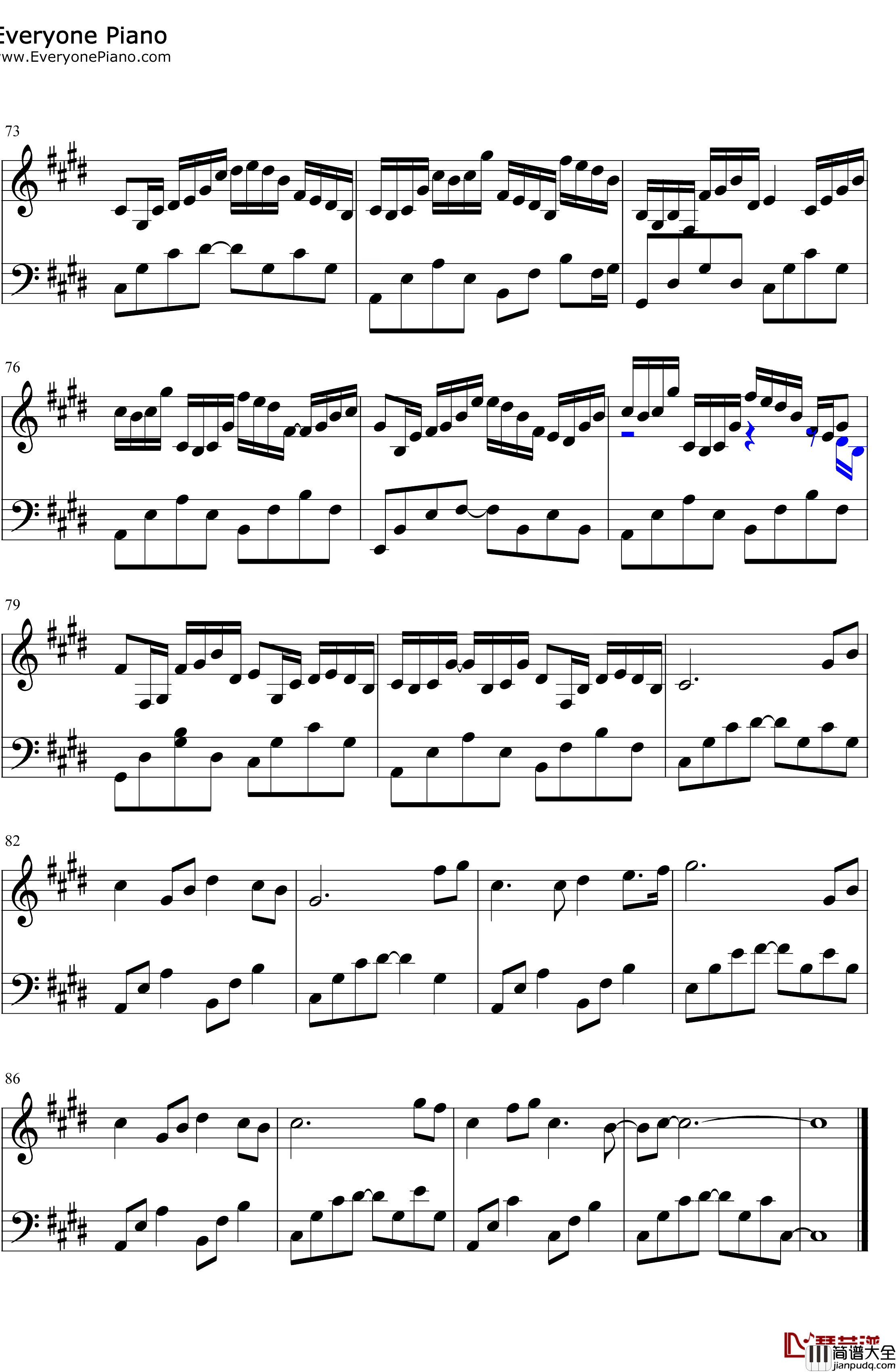 为霜钢琴谱_羽肿