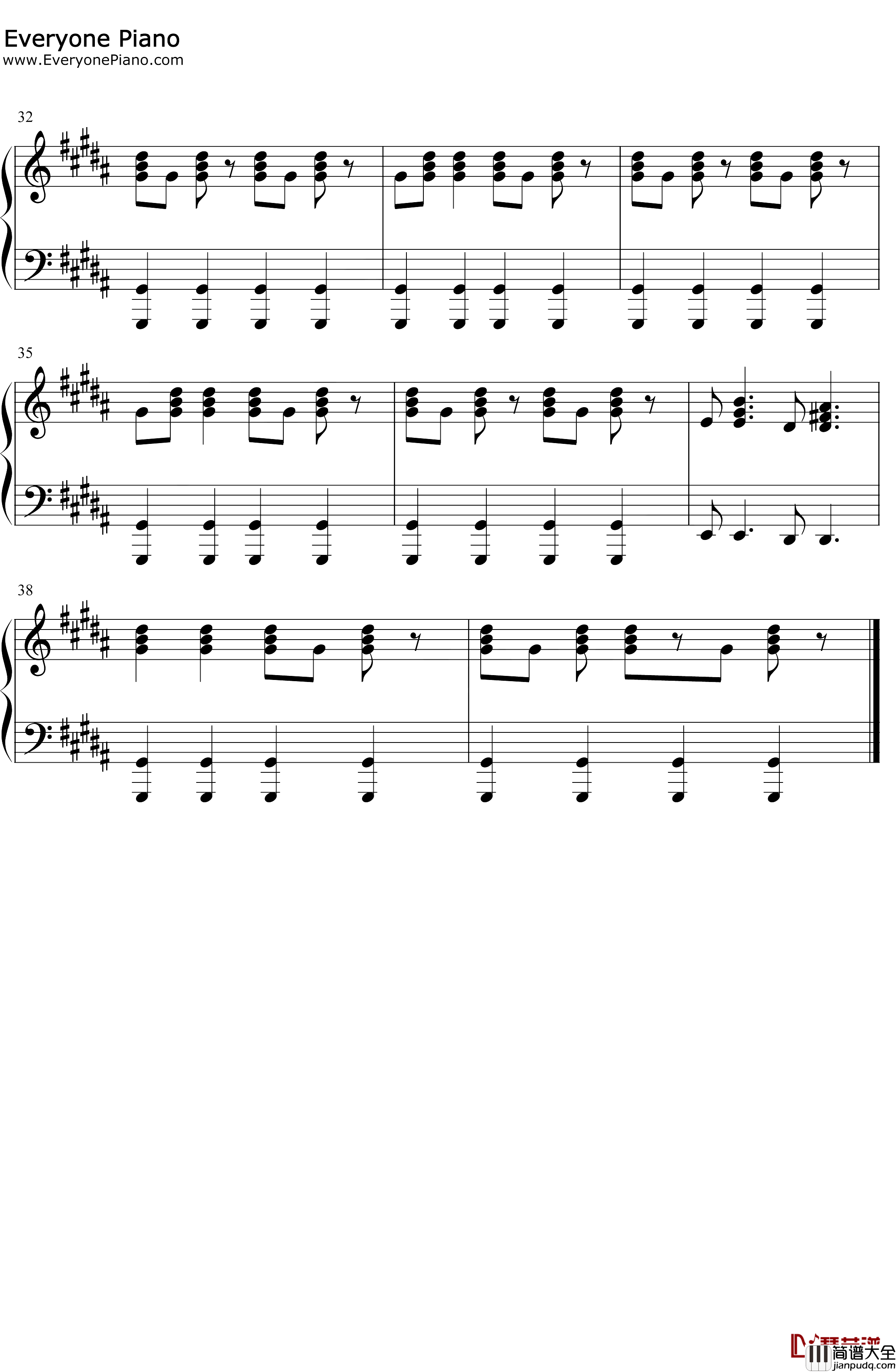 Follow_God钢琴谱_Kanye_West