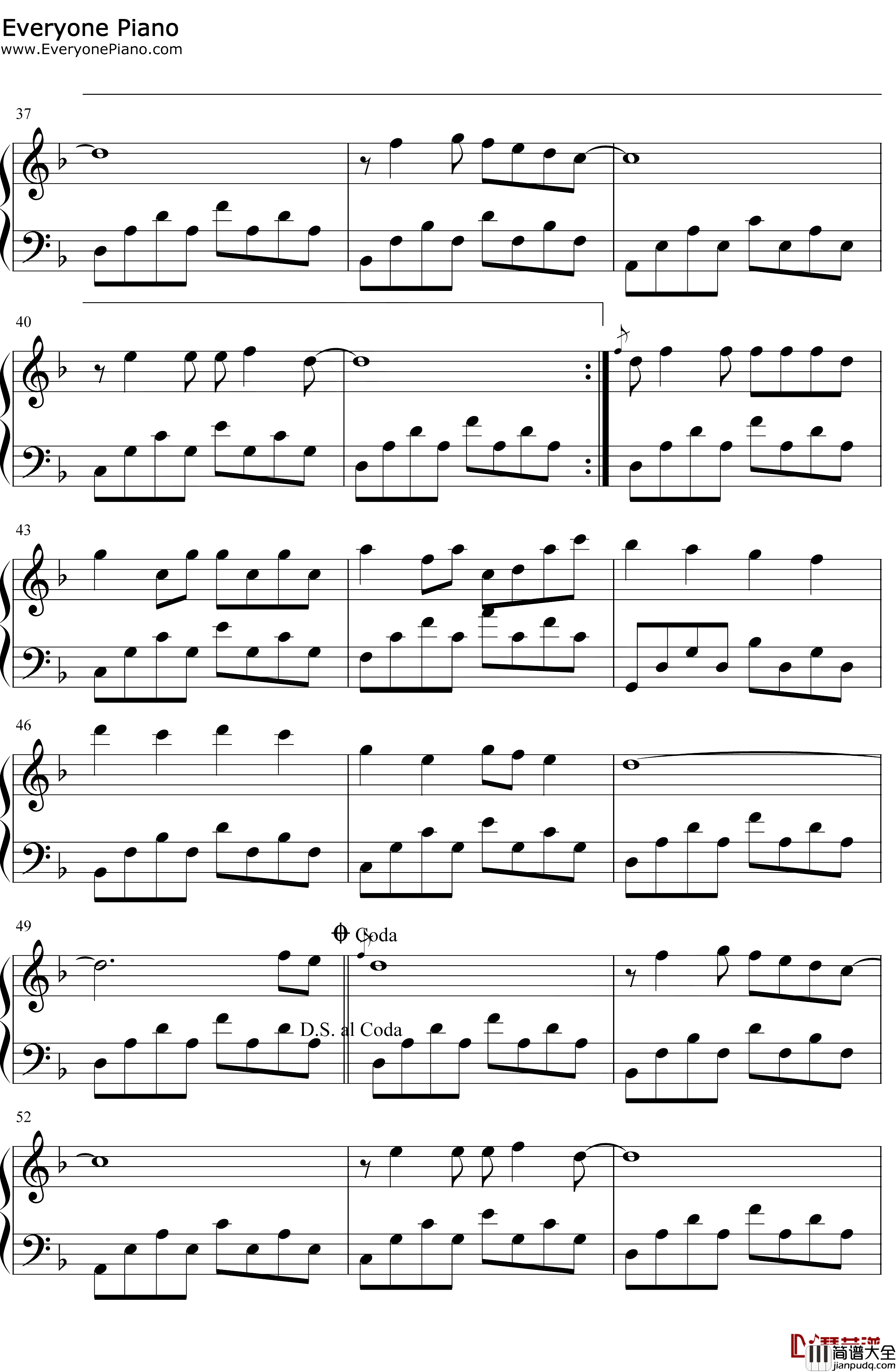 麻雀钢琴谱_李荣浩_小人物也有未来_李荣浩