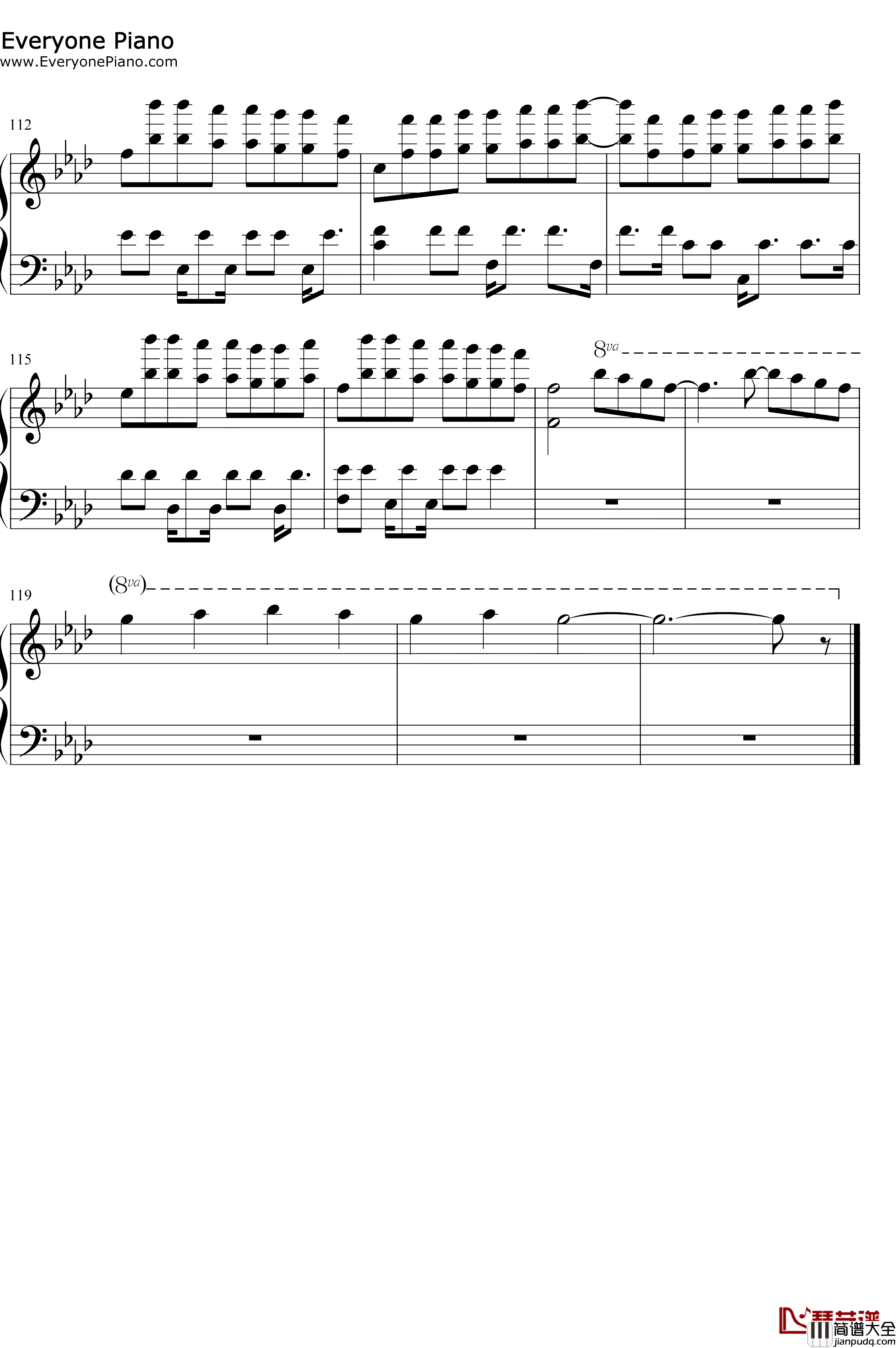 Time_Back钢琴谱_BadStyle_节奏感强的纯音乐_抖音超火BGM