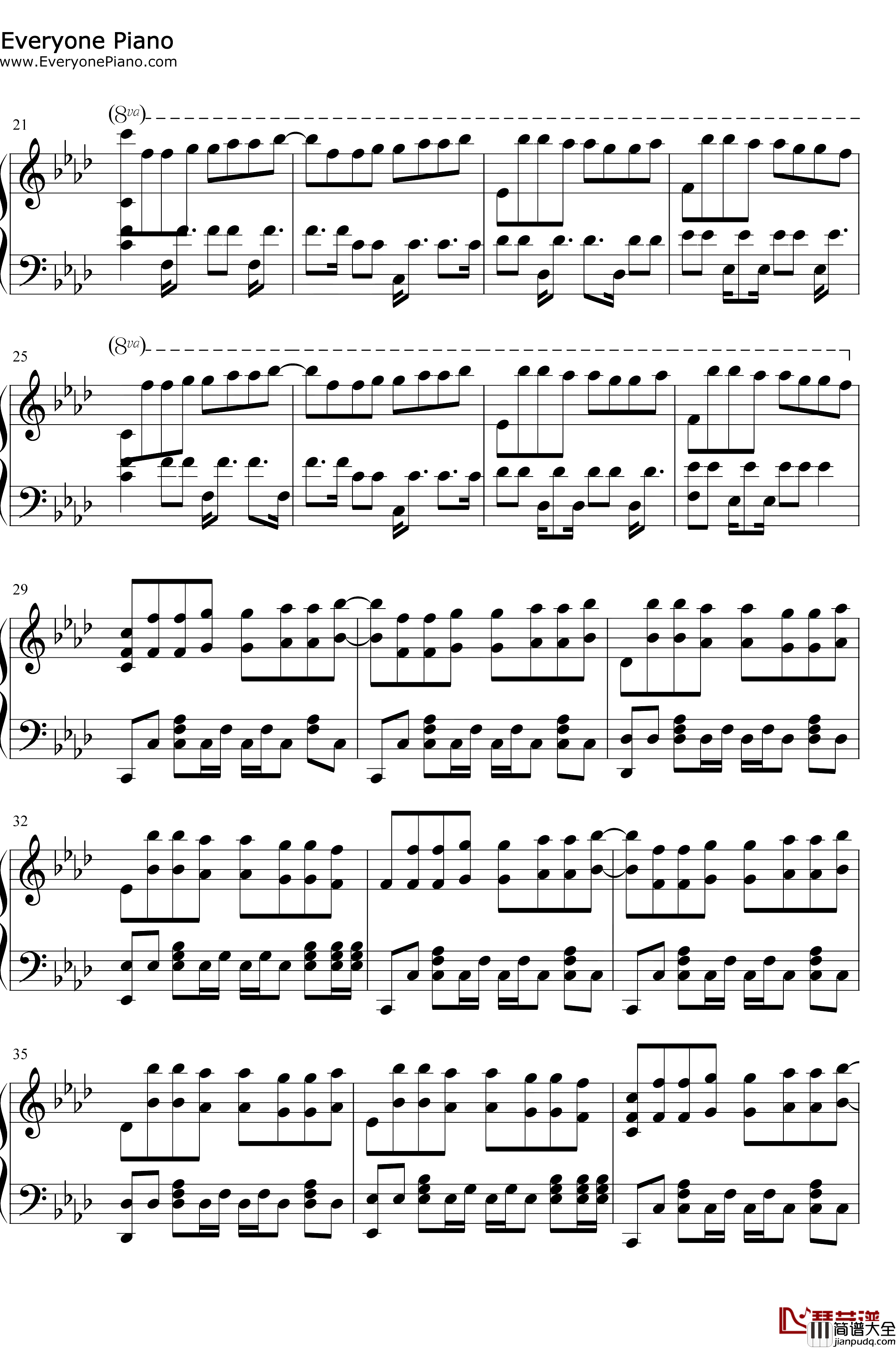 Time_Back钢琴谱_BadStyle_节奏感强的纯音乐_抖音超火BGM