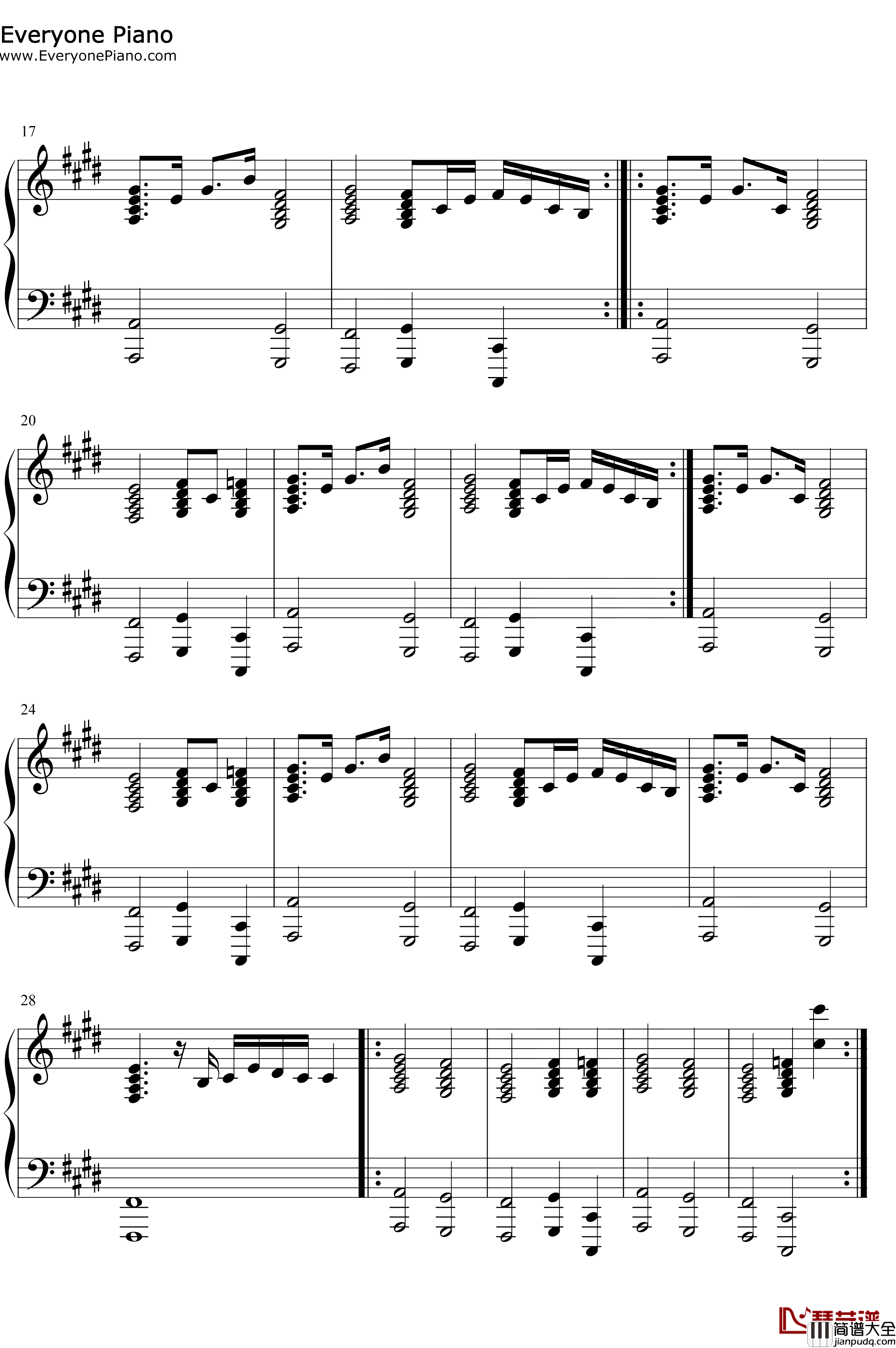 Hands_On钢琴谱_Kanye_West_Fred_Hammond