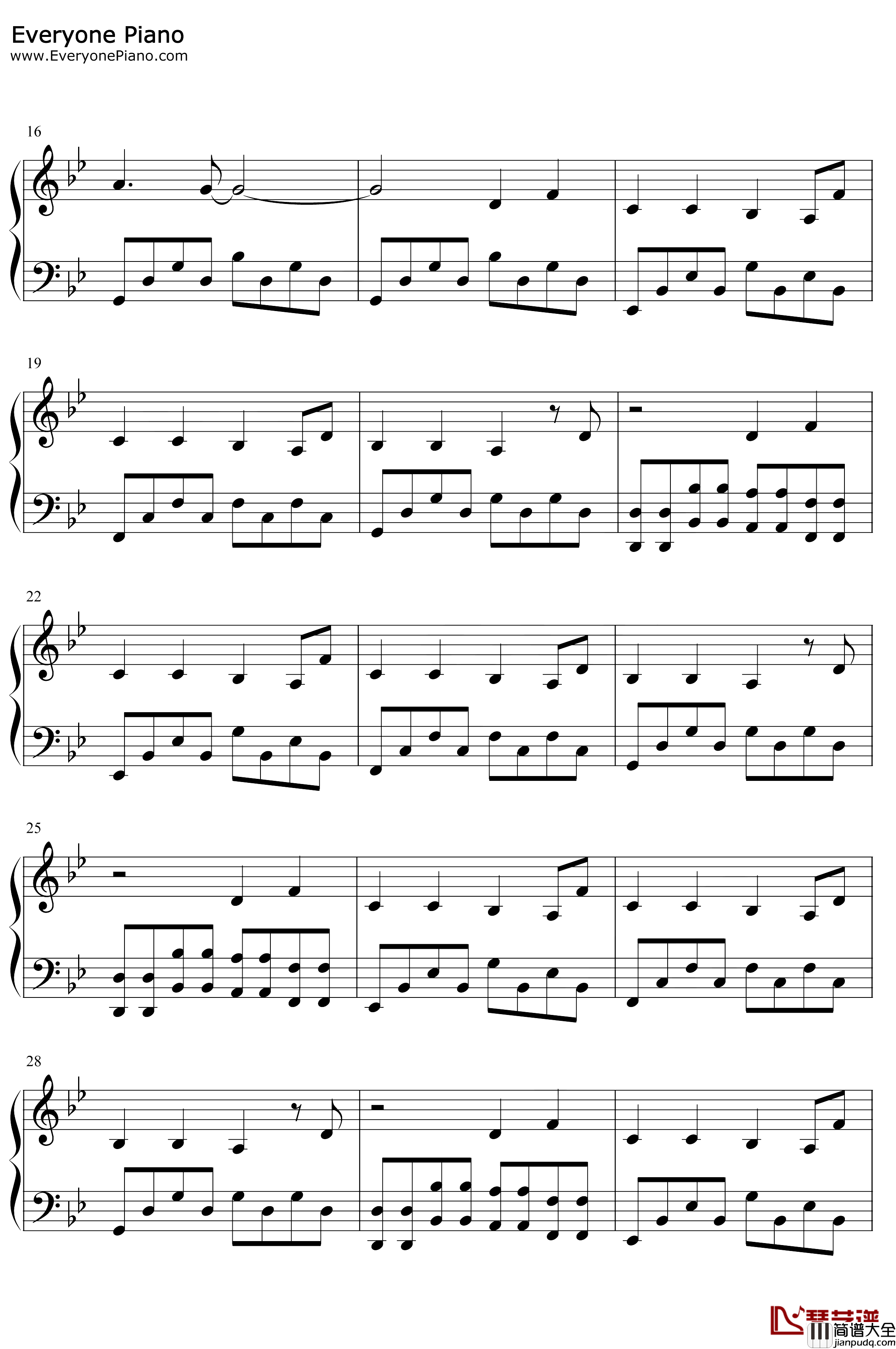 幻昼钢琴谱_Shirfine_IllusionaryDaytime_好听版