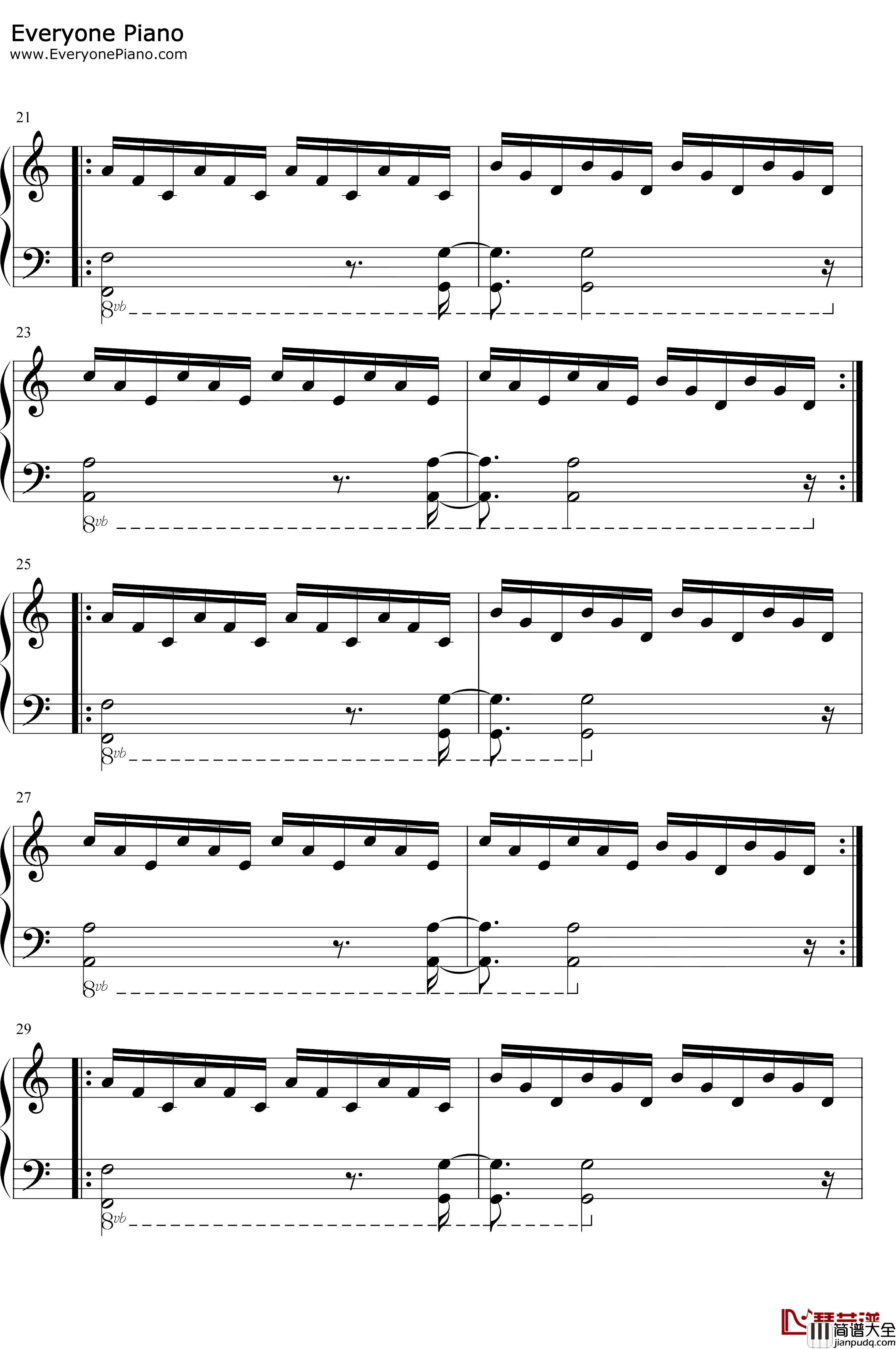 On_God钢琴谱_KanyeWest_KanyeWest